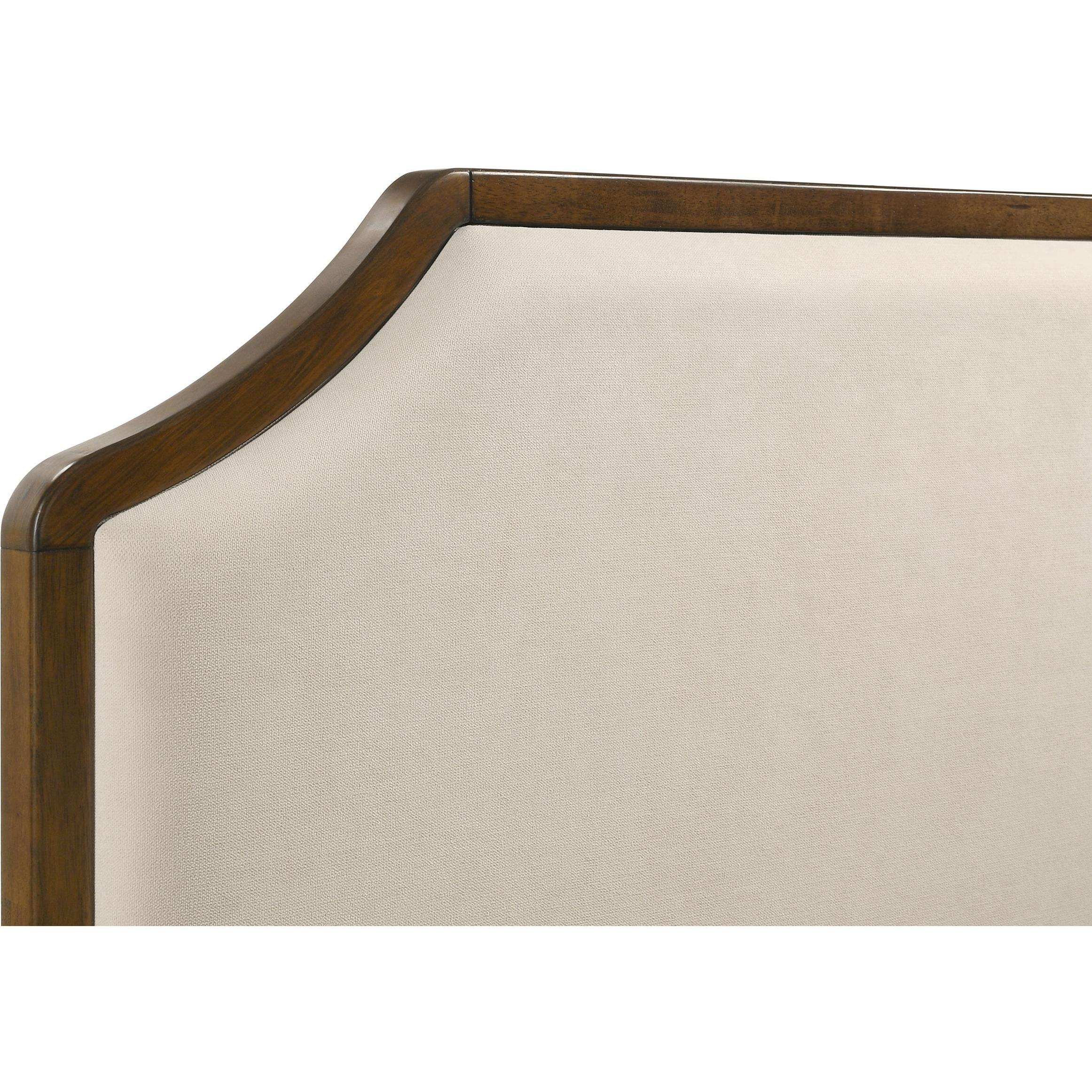  Size_King --  Garland 205301KE 58-inch King Panel Bed - Cream/Brown Cherry IMAGE 7