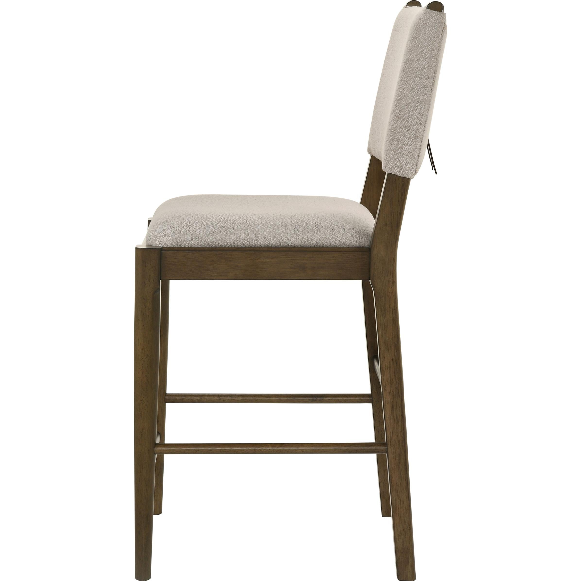  Coaster Furniture Ottowa 193669 Set of 2 Upholstered Counter Side Chair - Brown IMAGE 6