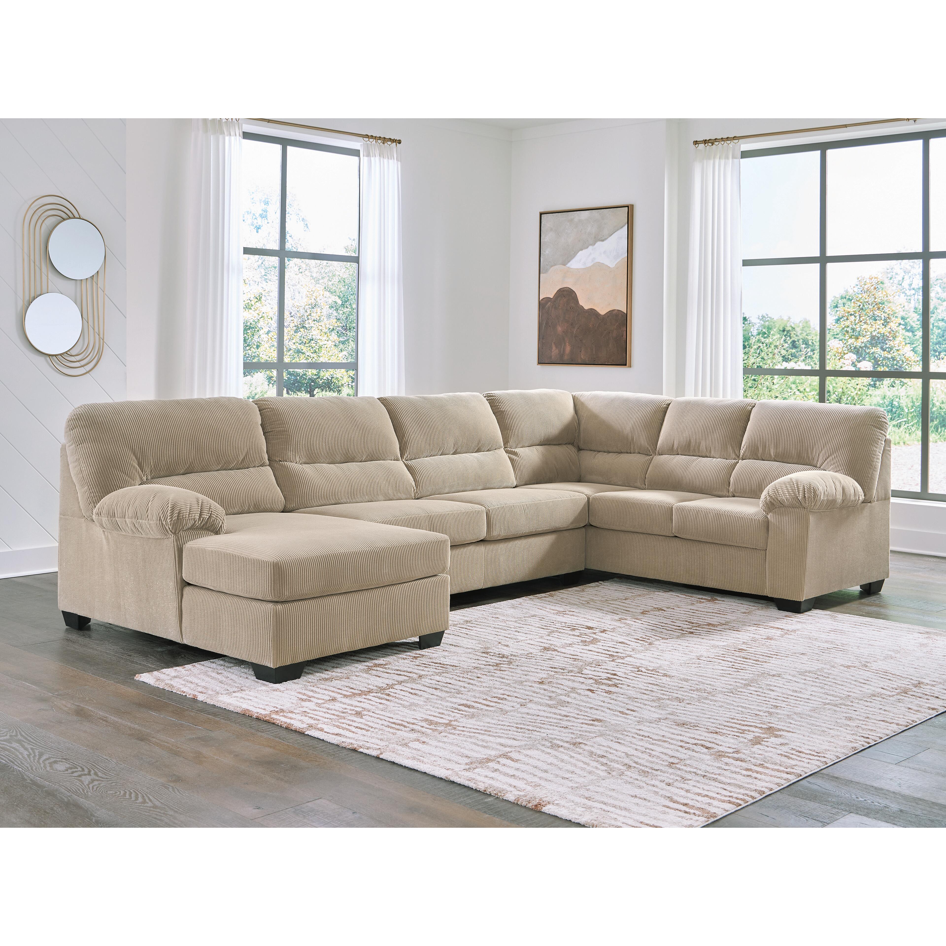  Signature Design by Ashley SimpleJoy 24203S1 3 pc Sectional with Chaise IMAGE 2