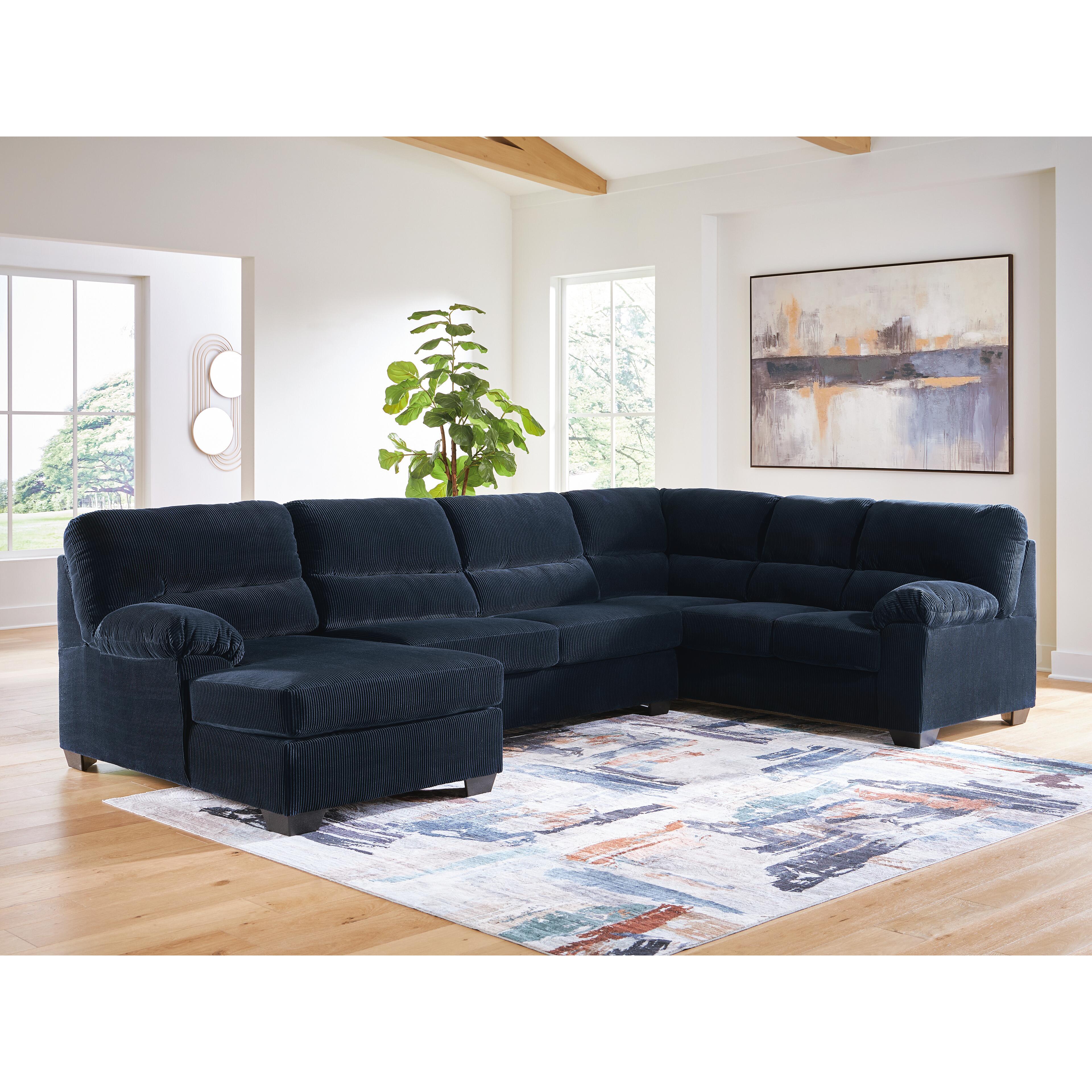  Signature Design by Ashley SimpleJoy 24205S1 3 pc Sectional with Chaise IMAGE 2
