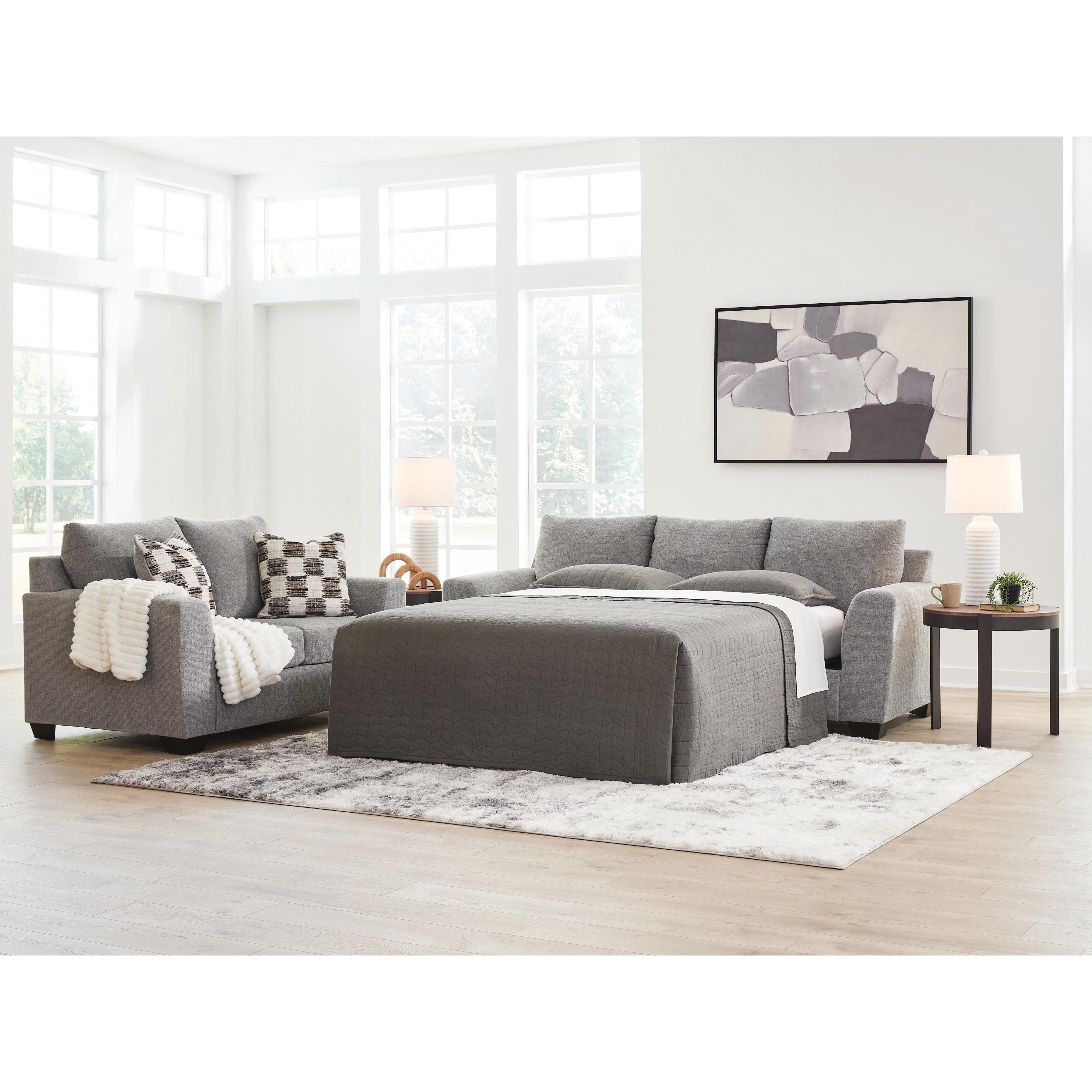  Benchcraft Loreo 6310339 Queen Sofa Sleeper IMAGE 4