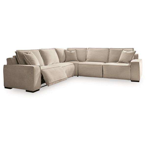Benchcraft Carceri 87003S4 5 pc Power Sectional Reclining Sofa
