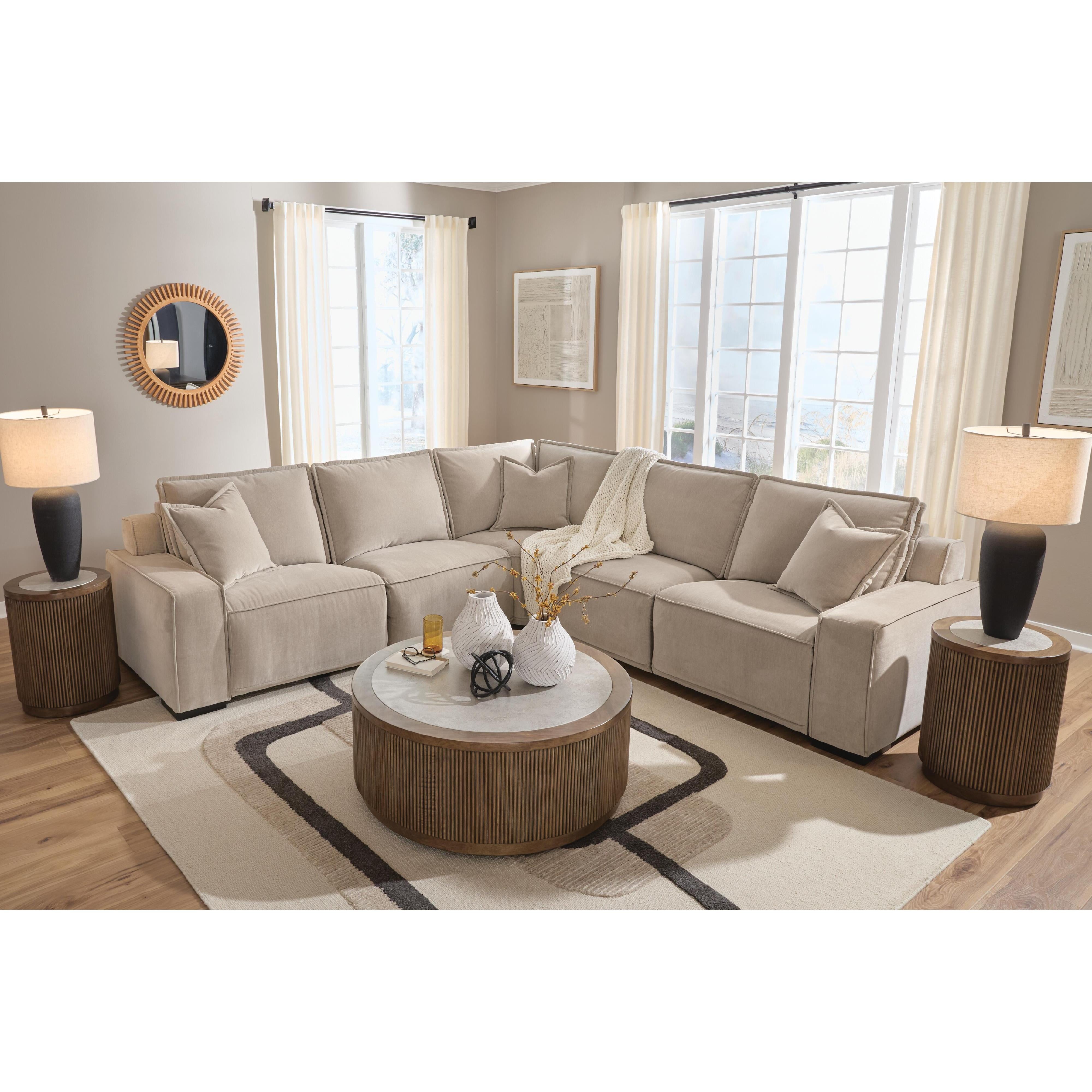  Benchcraft Carceri 87003S4 5 pc Power Sectional Reclining Sofa IMAGE 6