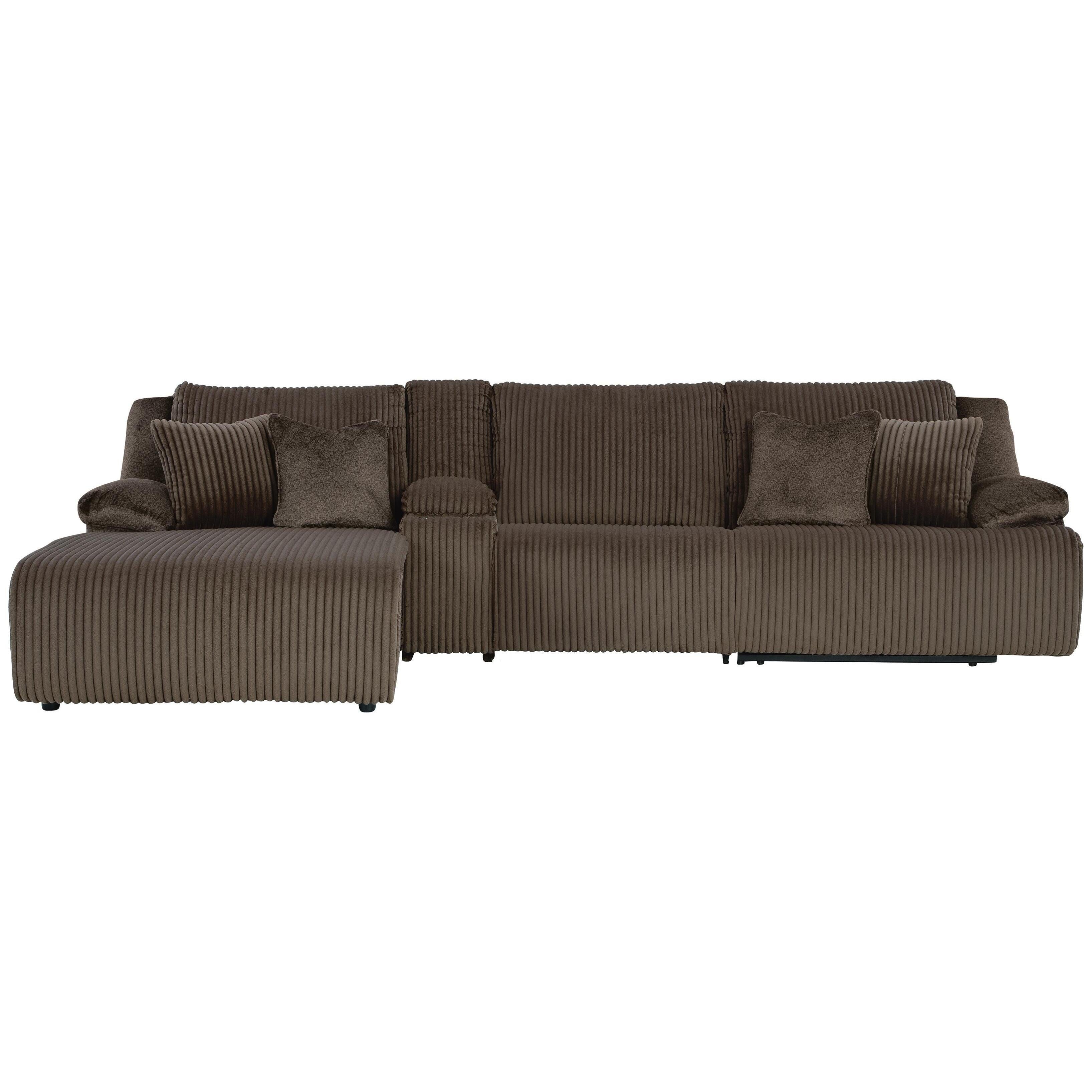  Signature Design by Ashley Top Tier 92705S14 4 pc Reclining Sectional with Chaise IMAGE 1