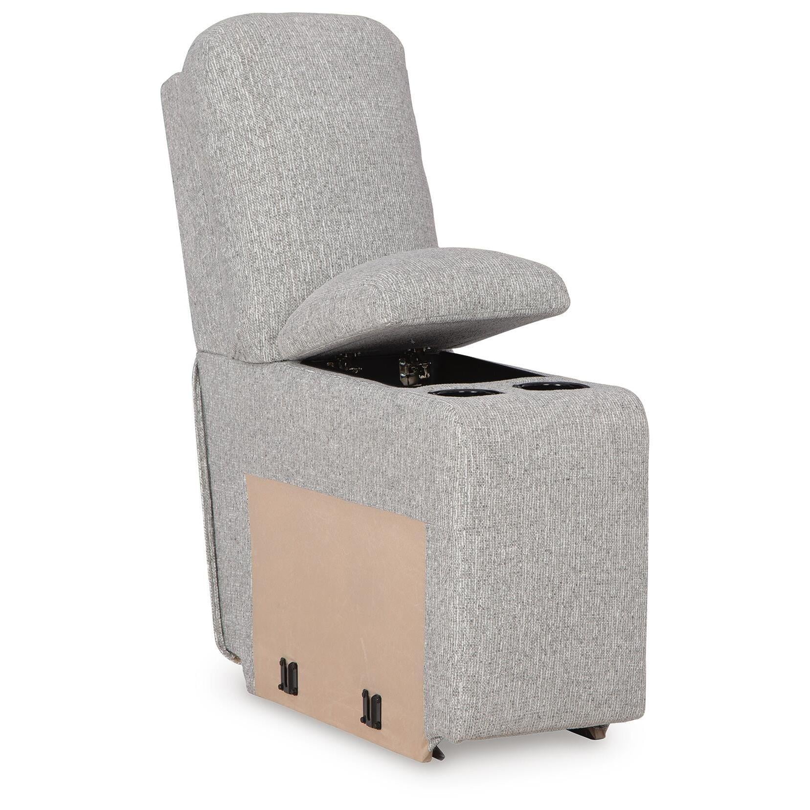  Signature Design by Ashley Acklen Place 93605S20 7 pc Power Sectional Reclining Sofa with Storage Console IMAGE 5