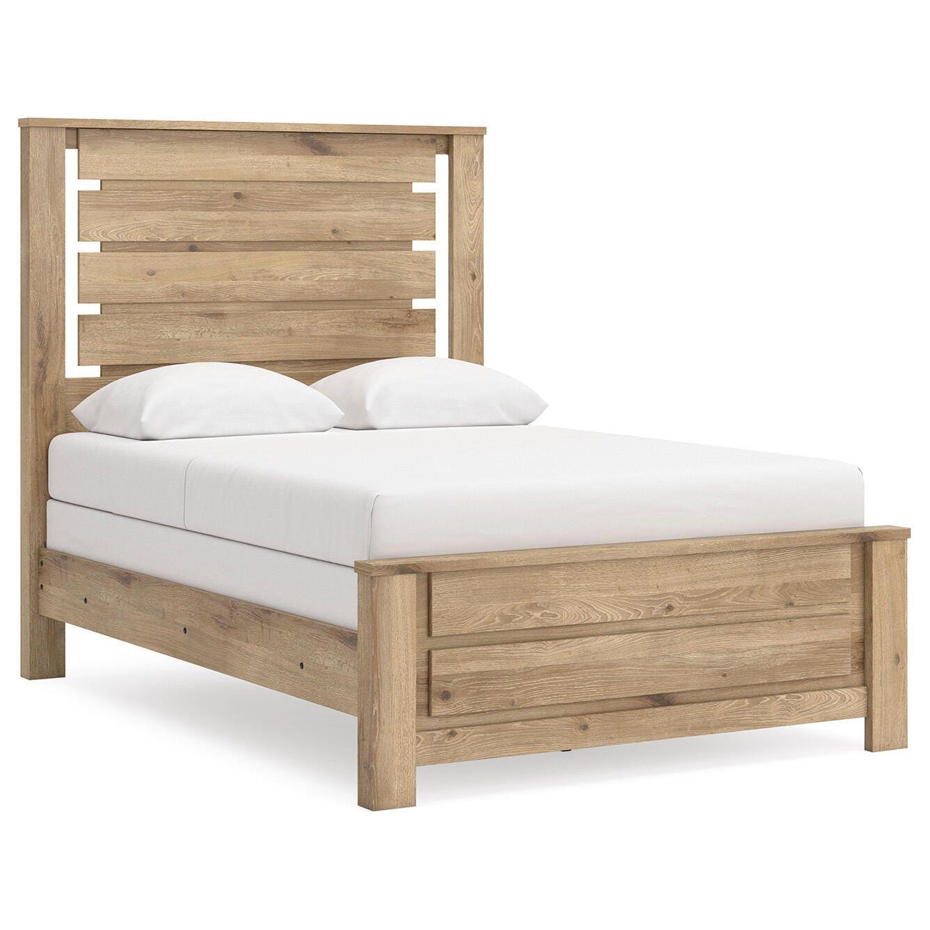  Benchcraft Brozmont B1045B8 Full Panel Bed IMAGE 1
