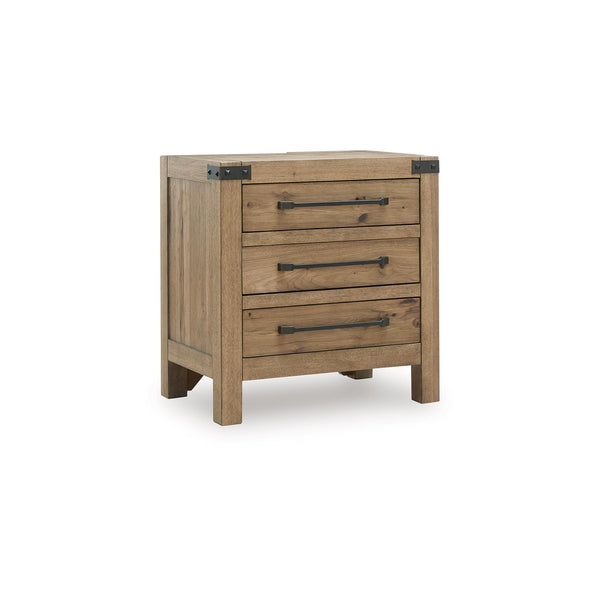 Benchcraft Ridgester B858-93 Three Drawer Night Stand