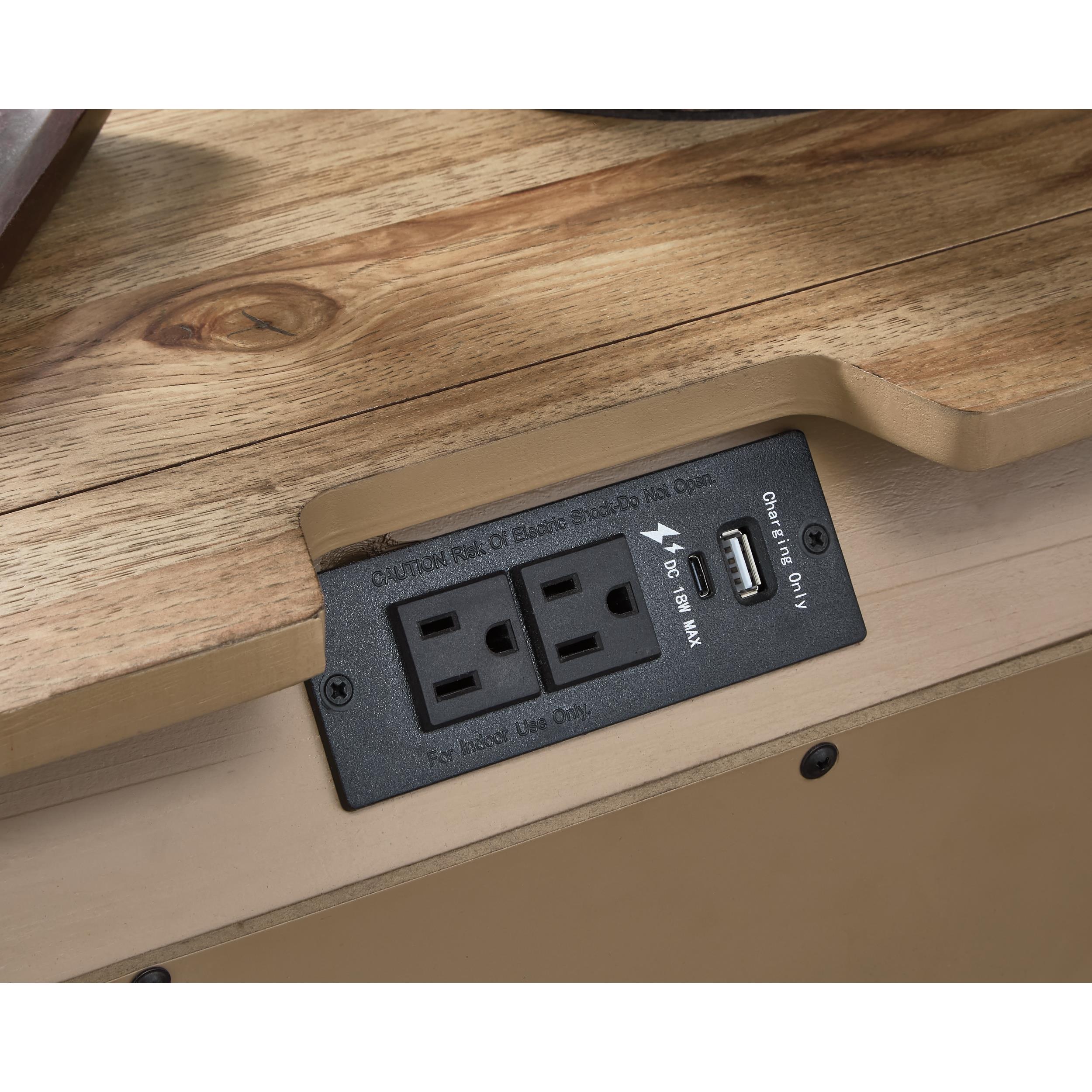  Benchcraft Ridgester B858-93 Three Drawer Night Stand IMAGE 6