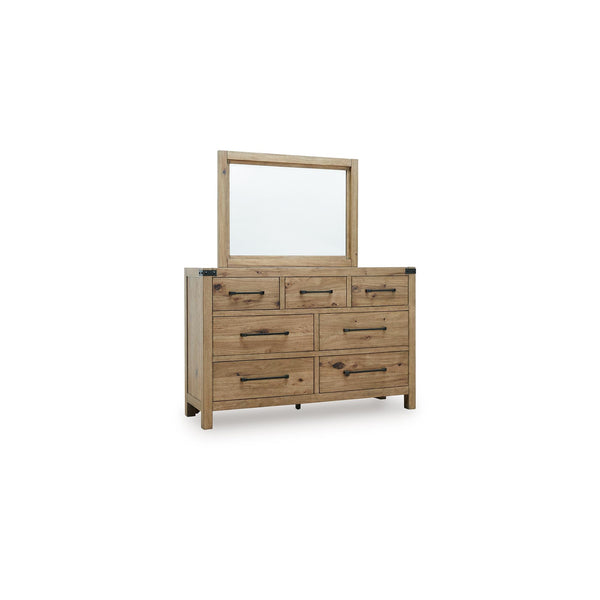 Benchcraft Ridgester B858B1 Dresser and Mirror