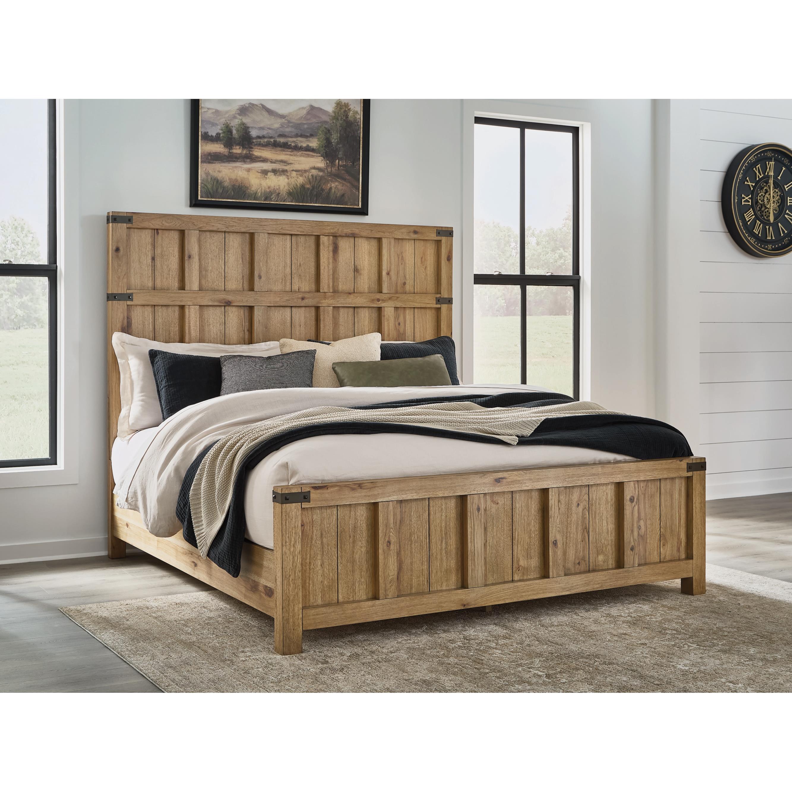  Size_King --  Ridgester B858B6 King Panel Bed IMAGE 2