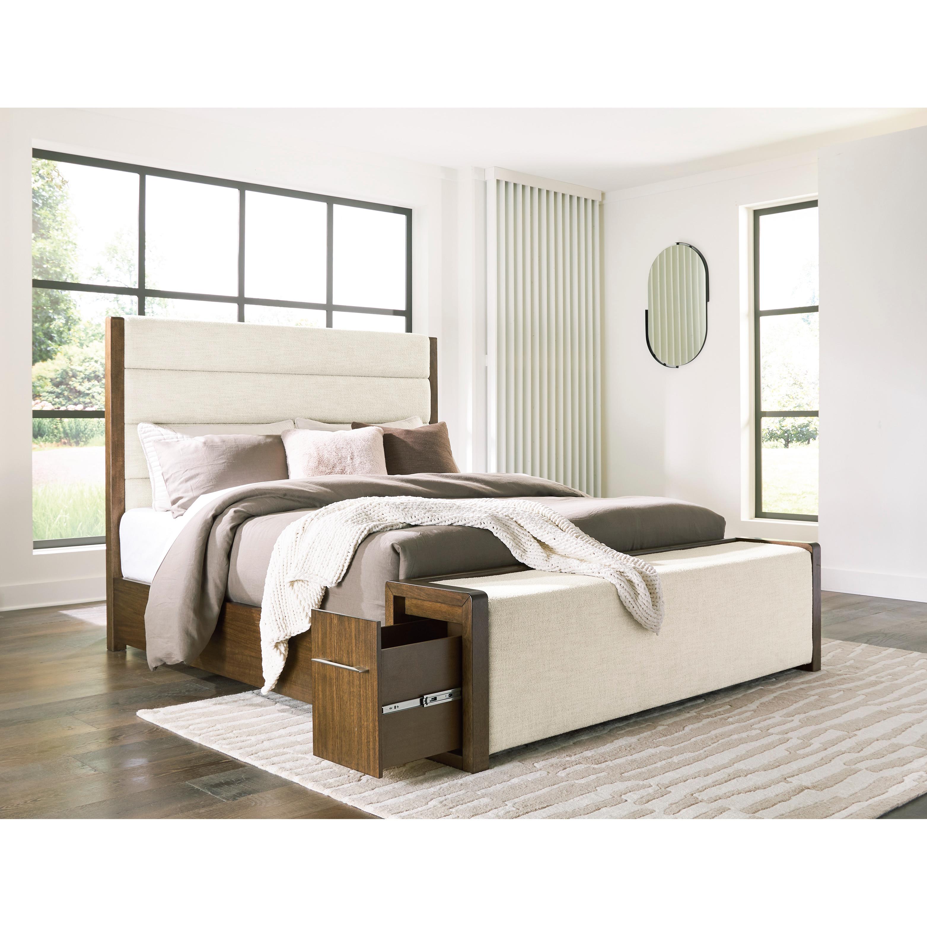  Size_King --  Marxmore B863B4 King Upholstered Storage Bed IMAGE 8