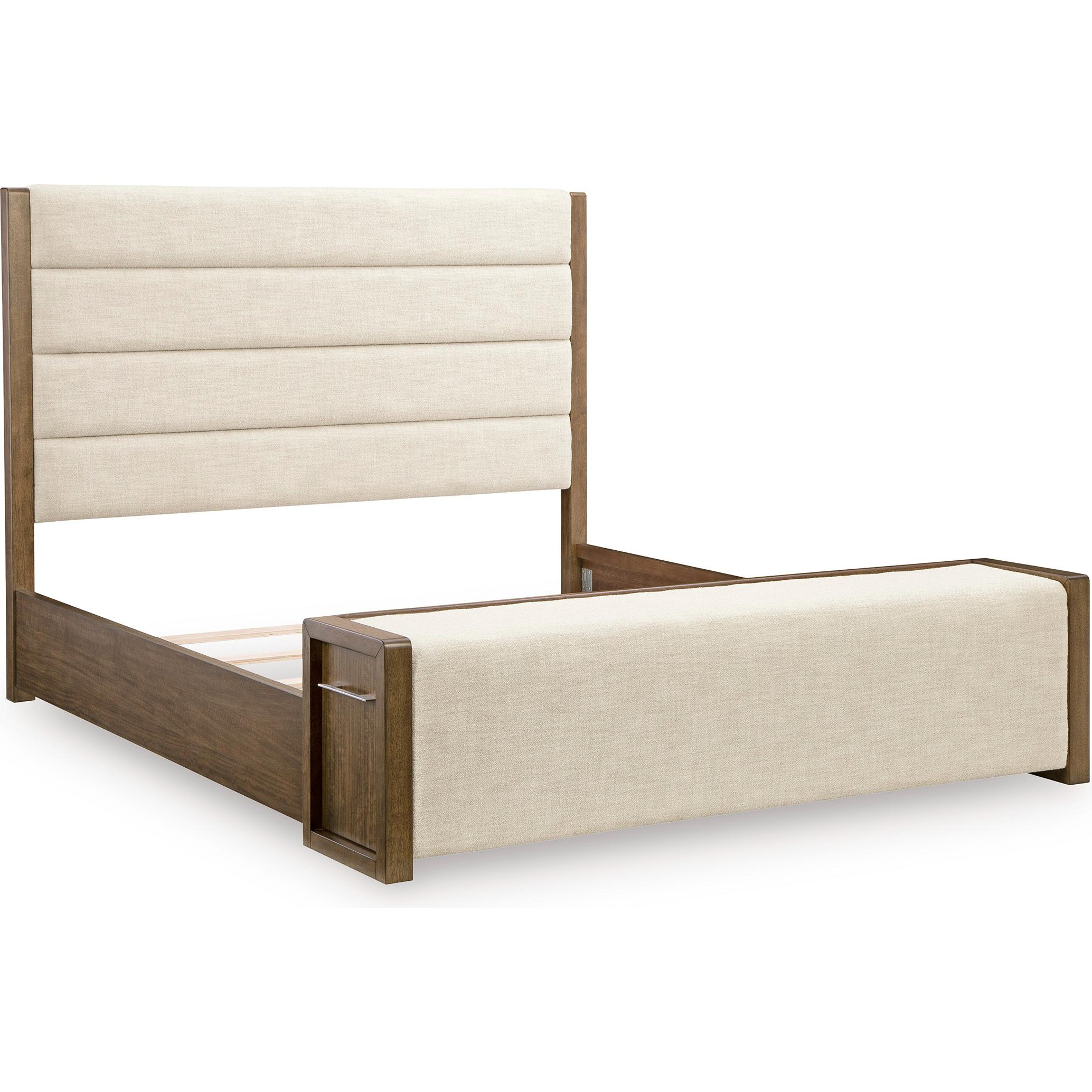  Size_California King --  Marxmore B863B5 California King Upholstered Storage Bed IMAGE 4
