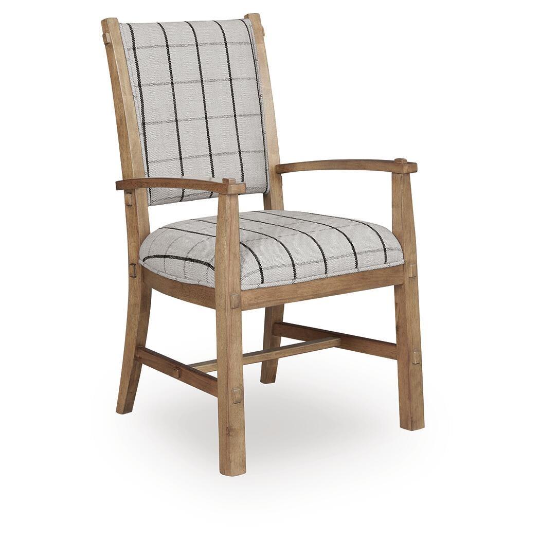  Benchcraft Ridgester D858-01A Dining Upholstered Arm Chair IMAGE 1