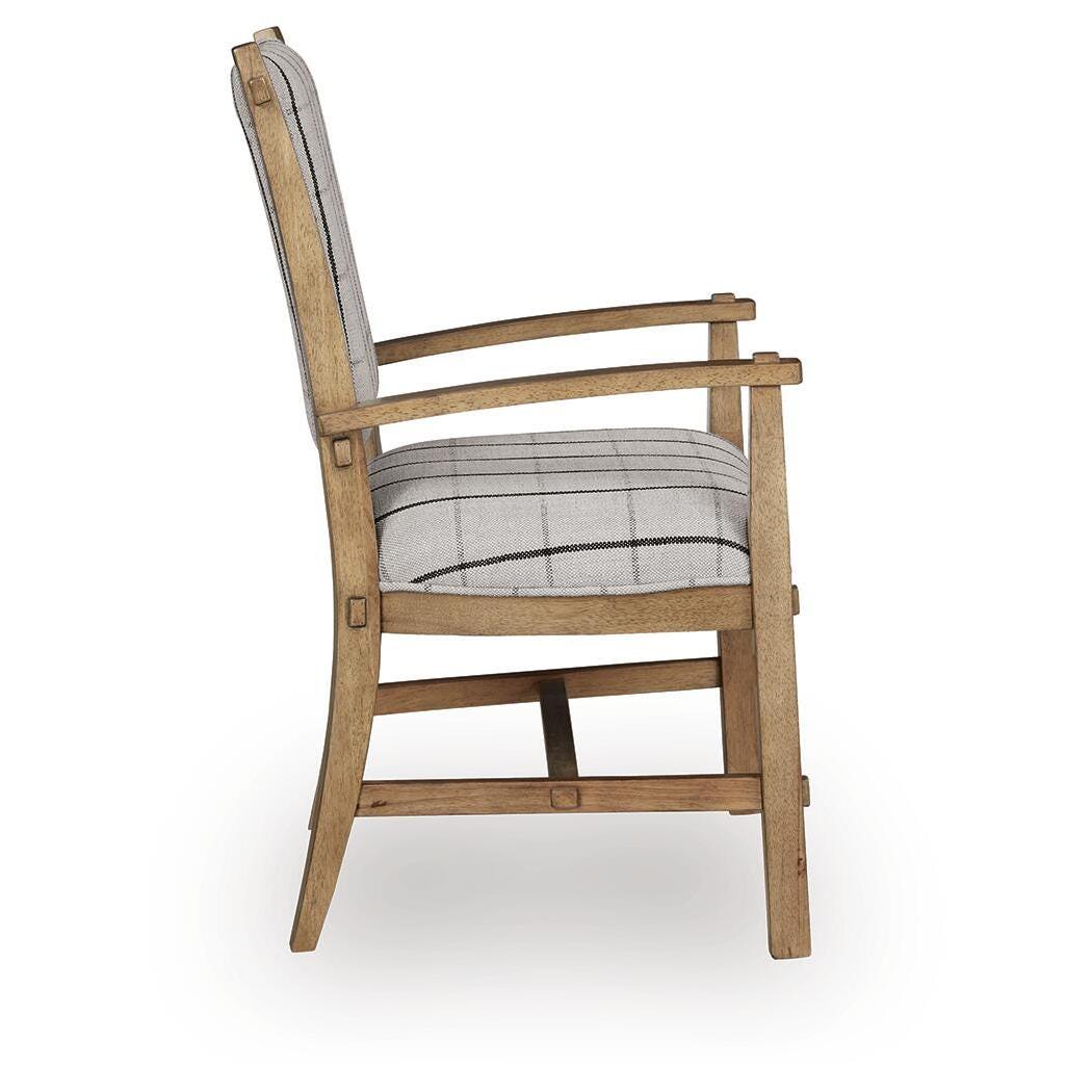  Benchcraft Ridgester D858-01A Dining Upholstered Arm Chair IMAGE 3