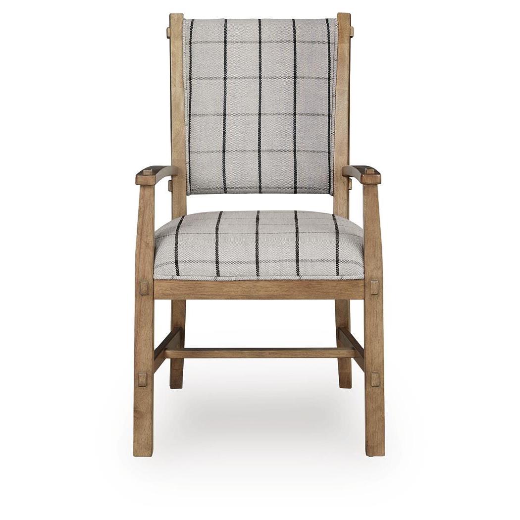  Benchcraft Ridgester D858-01A Dining Upholstered Arm Chair IMAGE 6