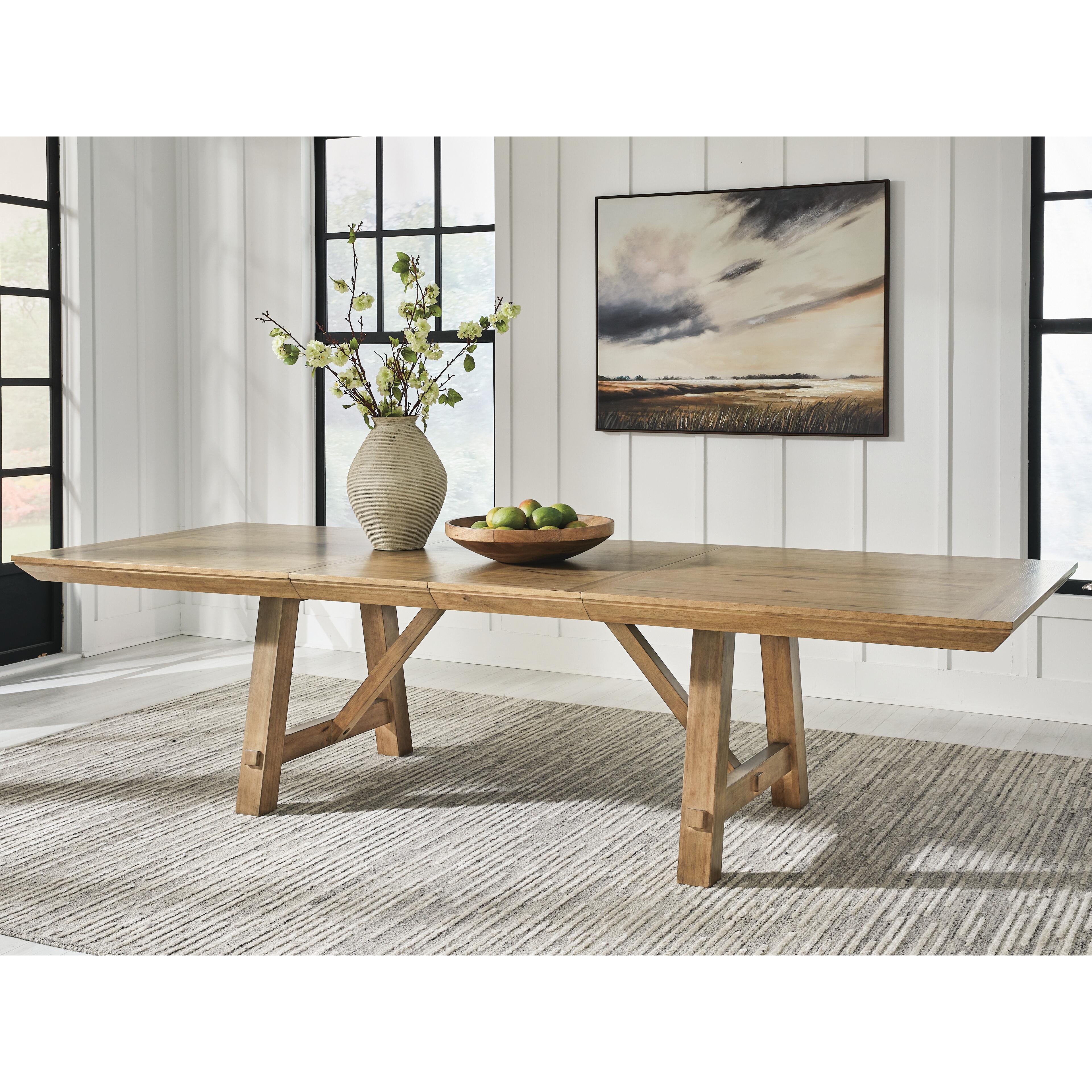  Benchcraft Ridgester D858-45 Rectangular Dining Room Extension Table IMAGE 5