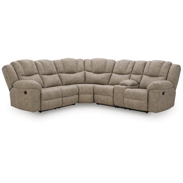 Signature Design by Ashley Pearce-Pike PC69205S2 3 pc Reclining Sectional with Console