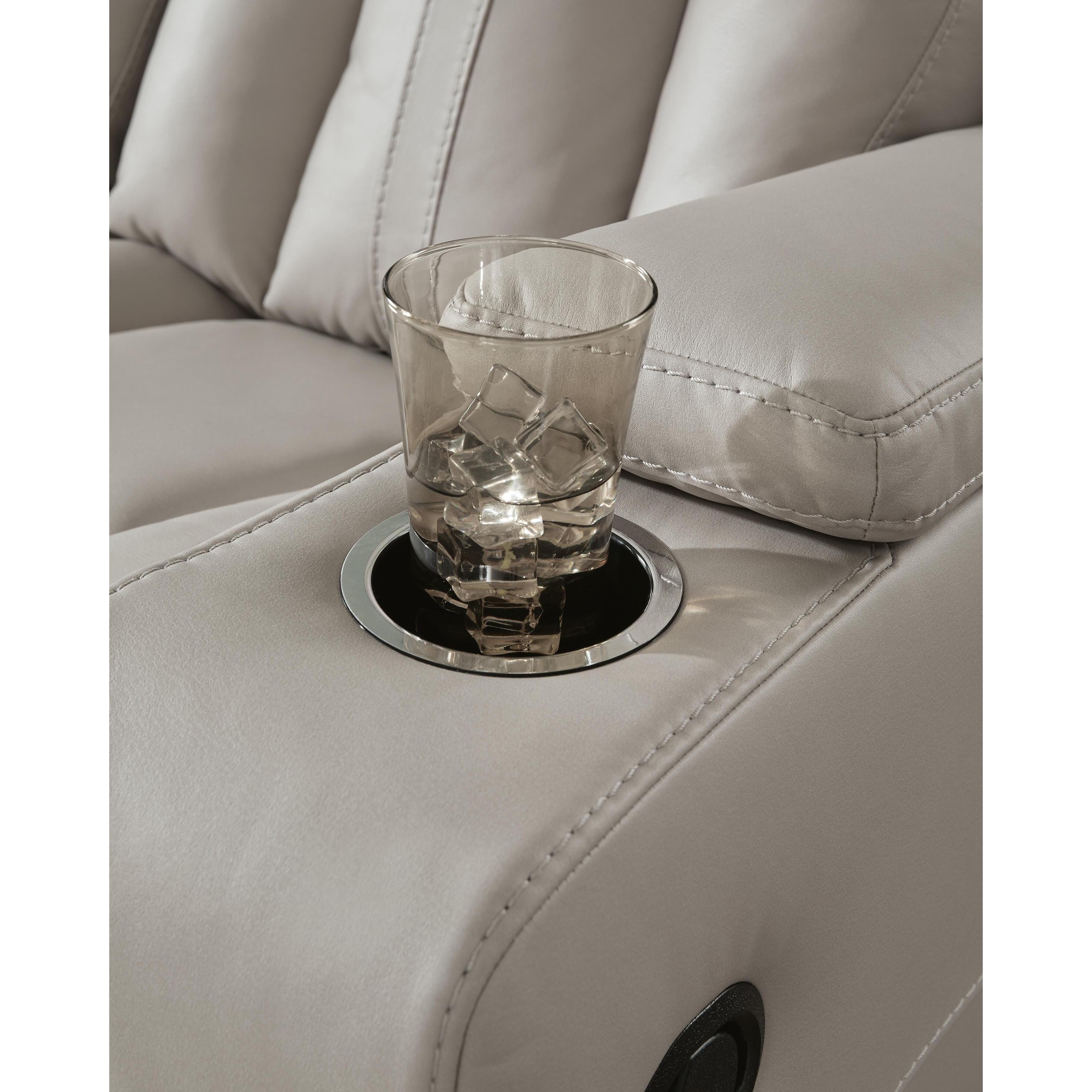  Signature Design by Ashley Elevate Edges PC8330589 Reclining Sofa with Drop Down Table IMAGE 9