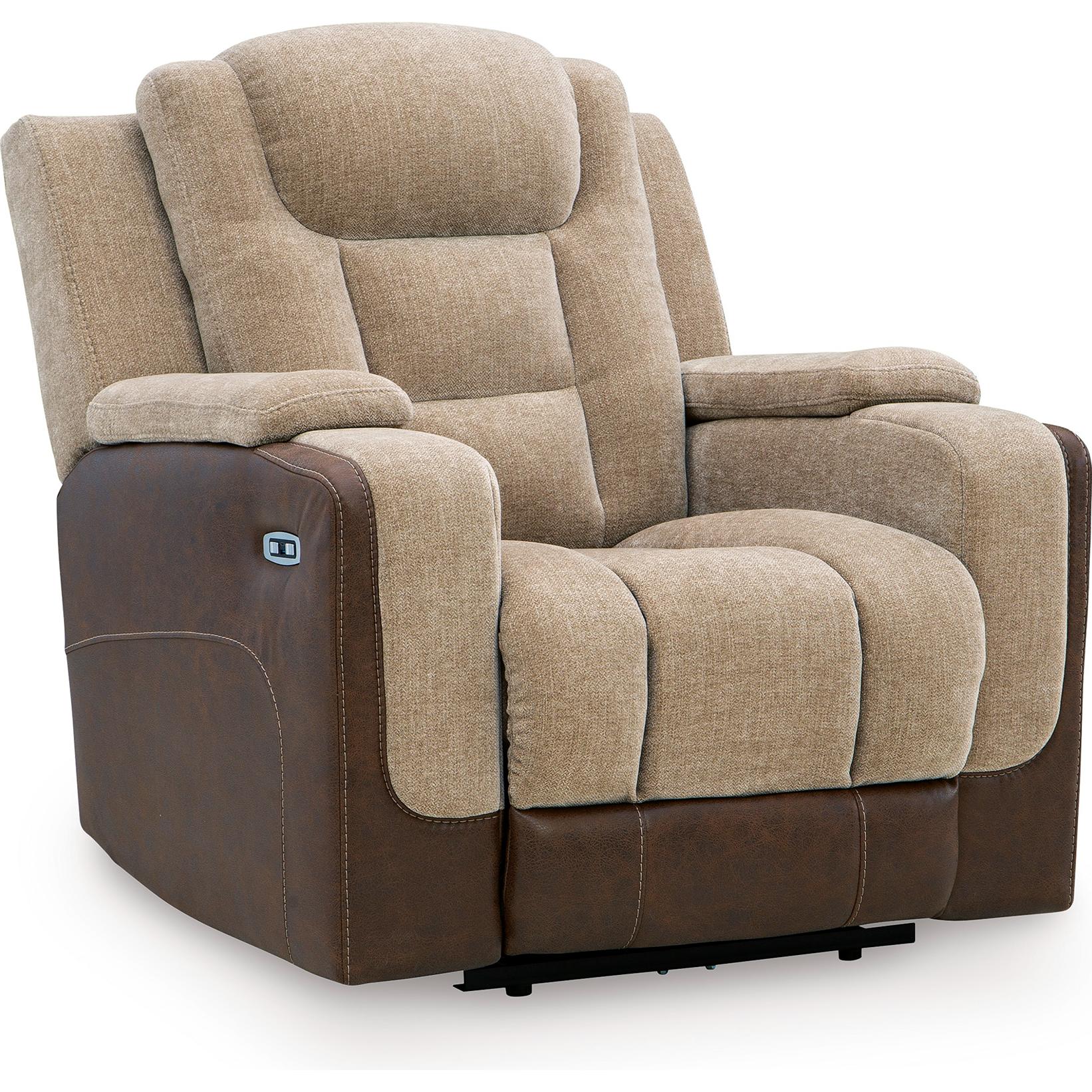  Signature Design by Ashley Mixed Motion PC8350413 Power Recliner with Adjustable Headrest IMAGE 1