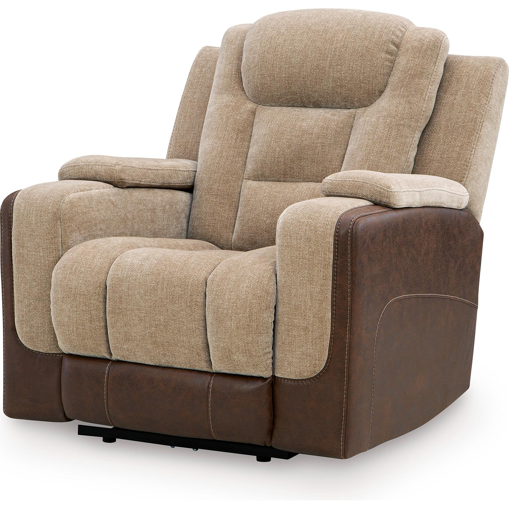  Signature Design by Ashley Mixed Motion PC8350413 Power Recliner with Adjustable Headrest IMAGE 4