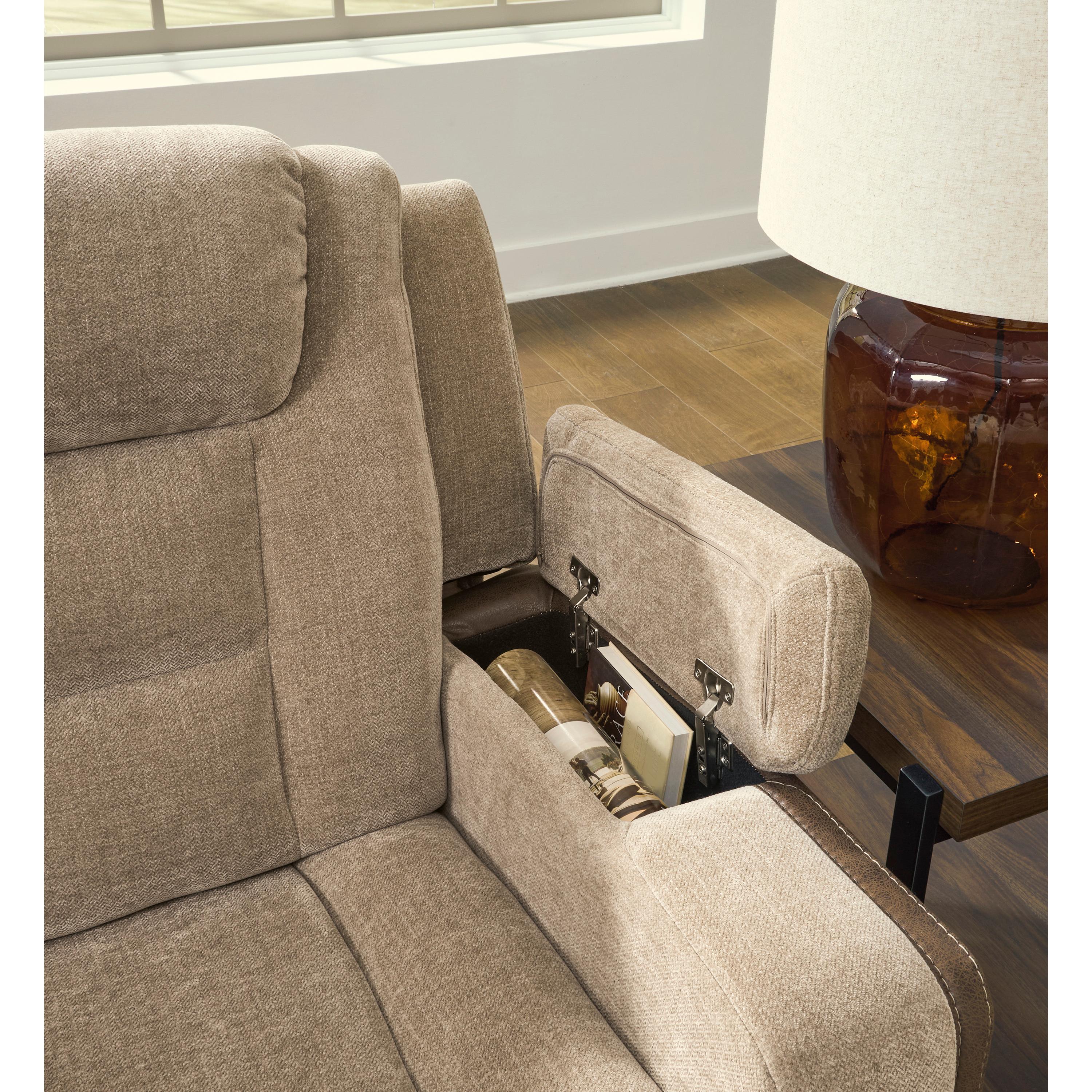  Signature Design by Ashley Mixed Motion PC8350413 Power Recliner with Adjustable Headrest IMAGE 8