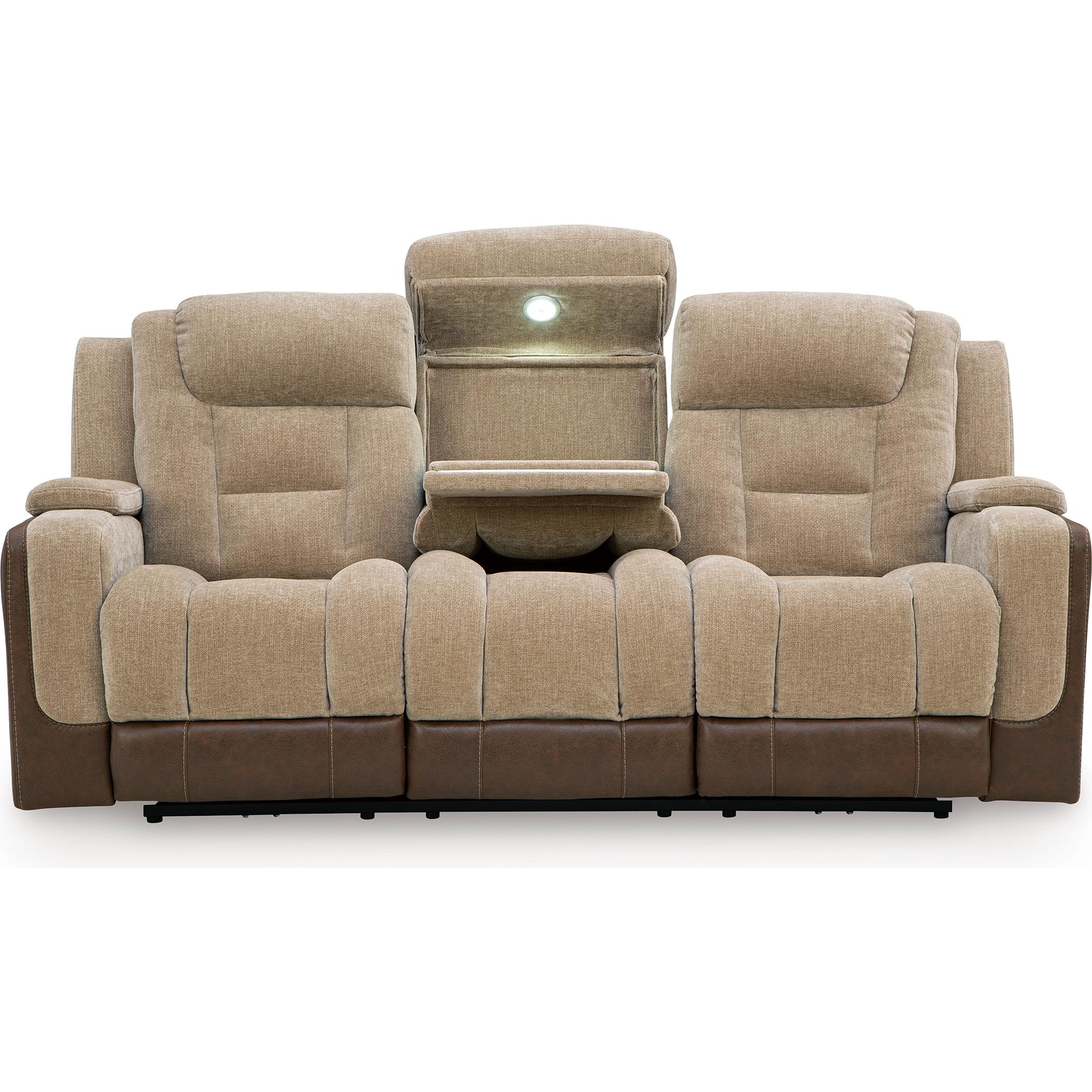  Signature Design by Ashley Mixed Motion PC8350415 Power Reclining Sofa with Adjustable Headrest IMAGE 4