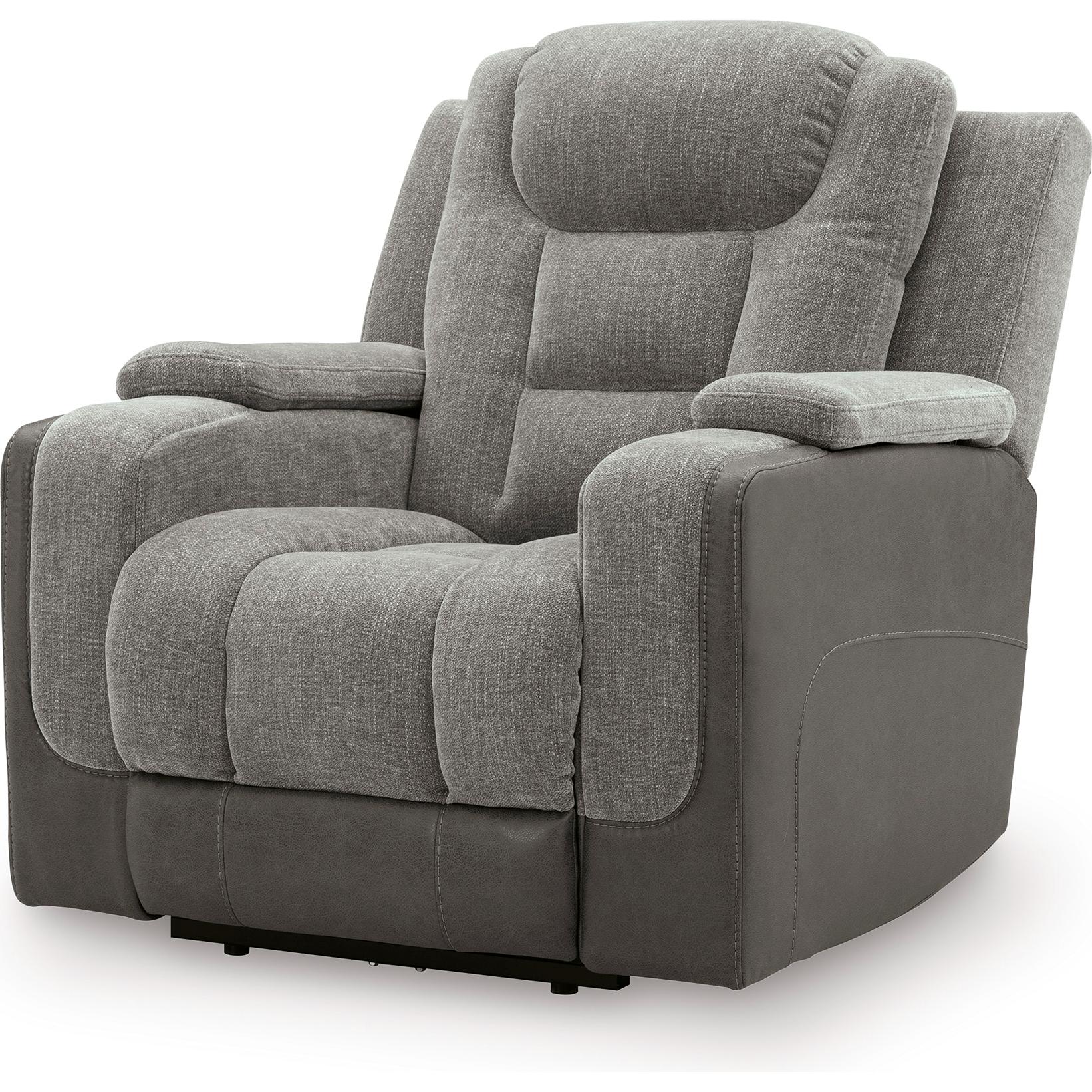  Signature Design by Ashley Mixed Motion PC8350513 Power Recliner with Adjustable Headrest IMAGE 4