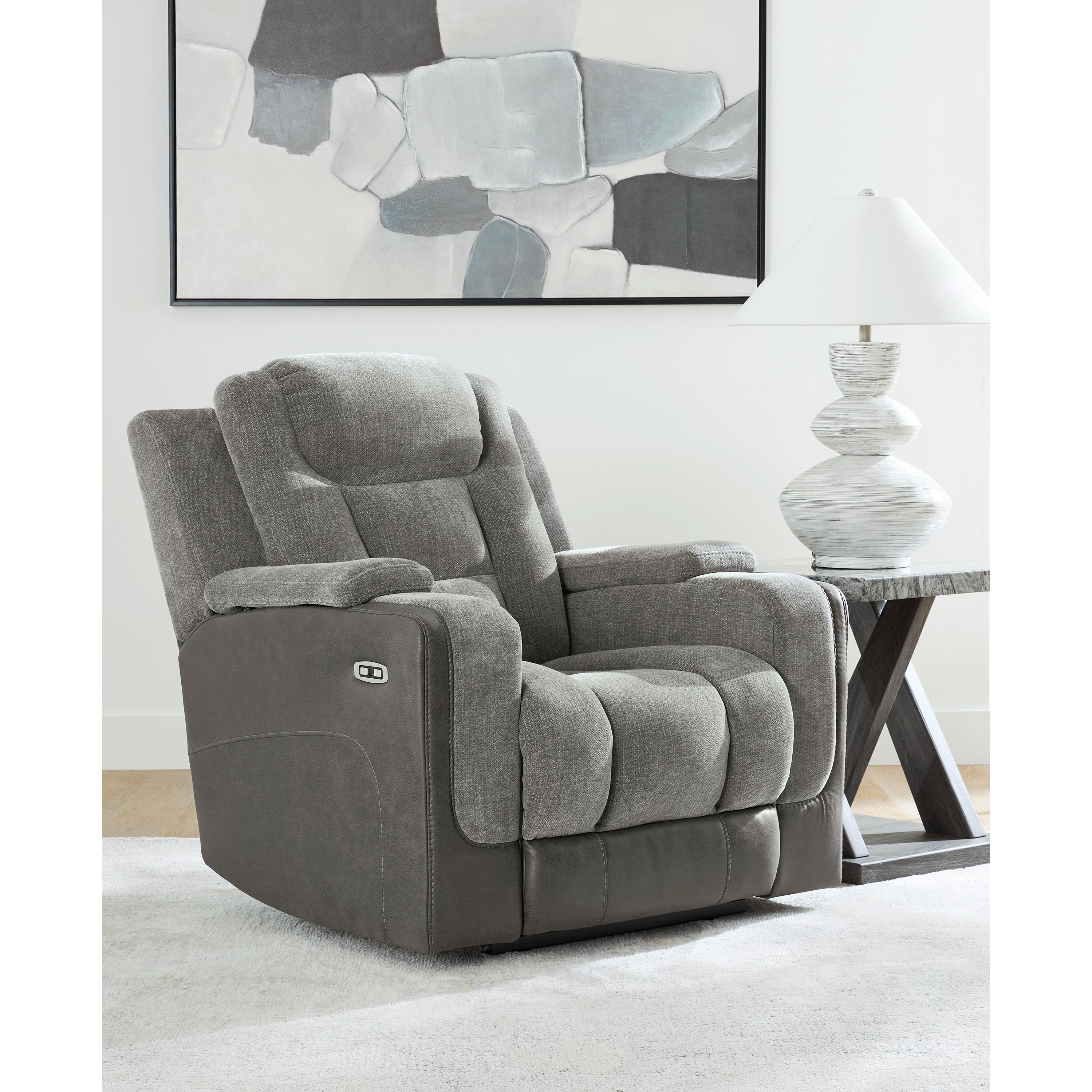  Signature Design by Ashley Mixed Motion PC8350513 Power Recliner with Adjustable Headrest IMAGE 5
