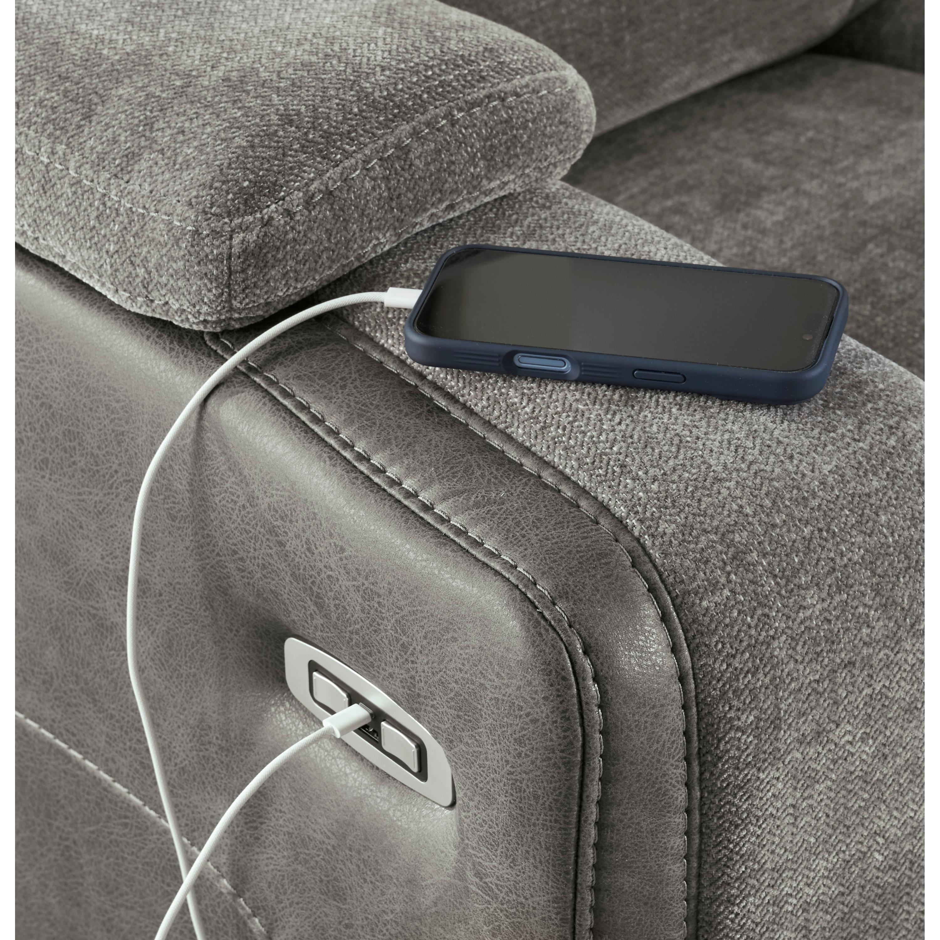  Signature Design by Ashley Mixed Motion PC8350513 Power Recliner with Adjustable Headrest IMAGE 8