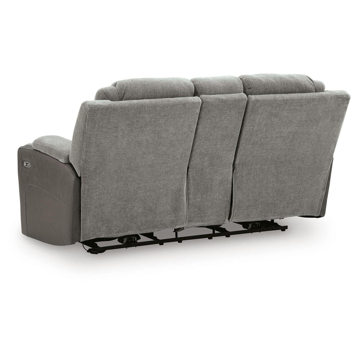  Manufacturer Color_Shadow -- Mixed Motion PC8350518 Power Reclining Loveseat with Console  & Adjutasble Headrest IMAGE 3