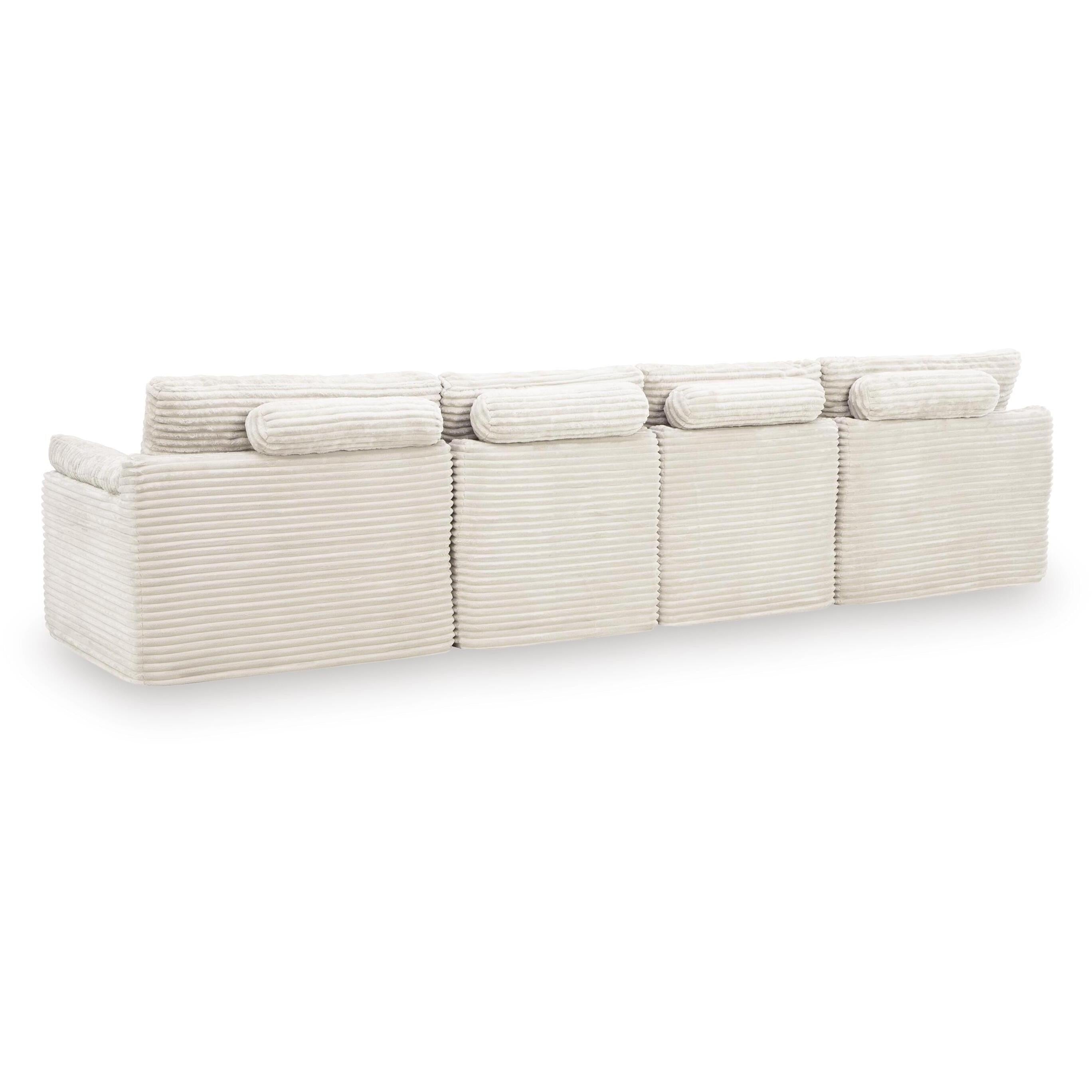  Signature Design by Ashley Fannin PC84304S1 4 pc Sectional with Ottoman IMAGE 2