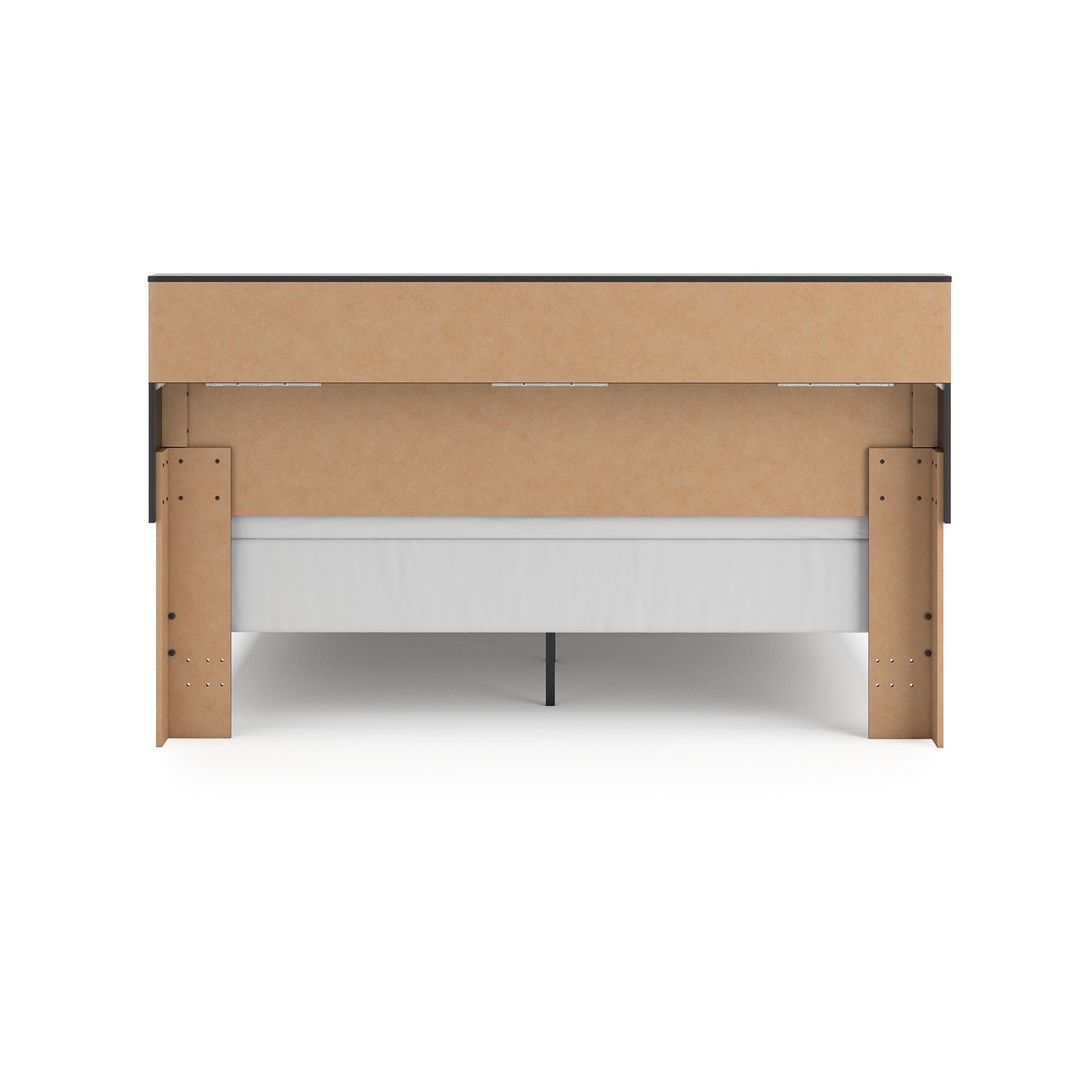  Size_Queen --  Signature Design by Ashley Broachmyn Bookcase Bed IMAGE 5