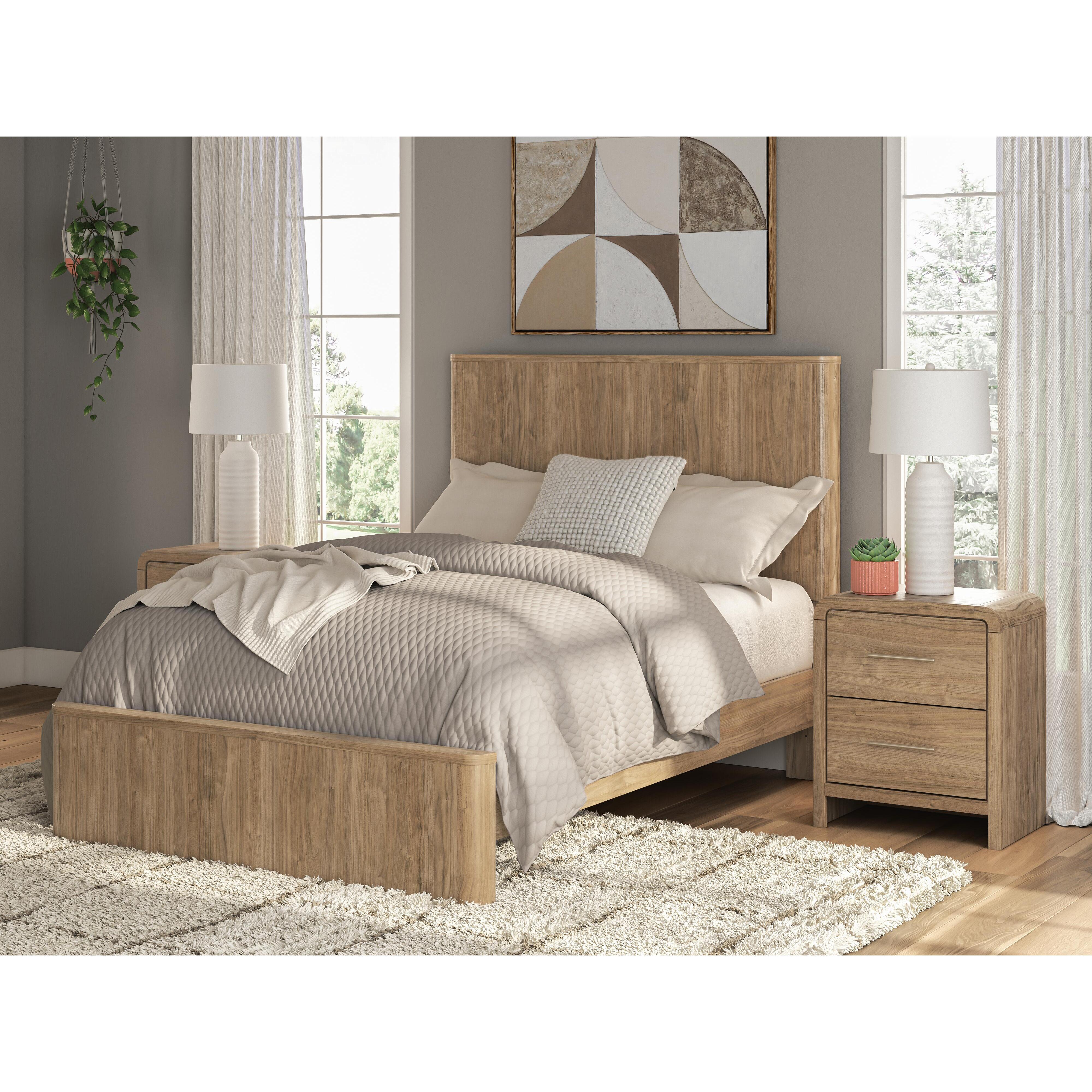  Size_Full --  Dovander PCB1121B9 Full Panel Platform Bed IMAGE 2