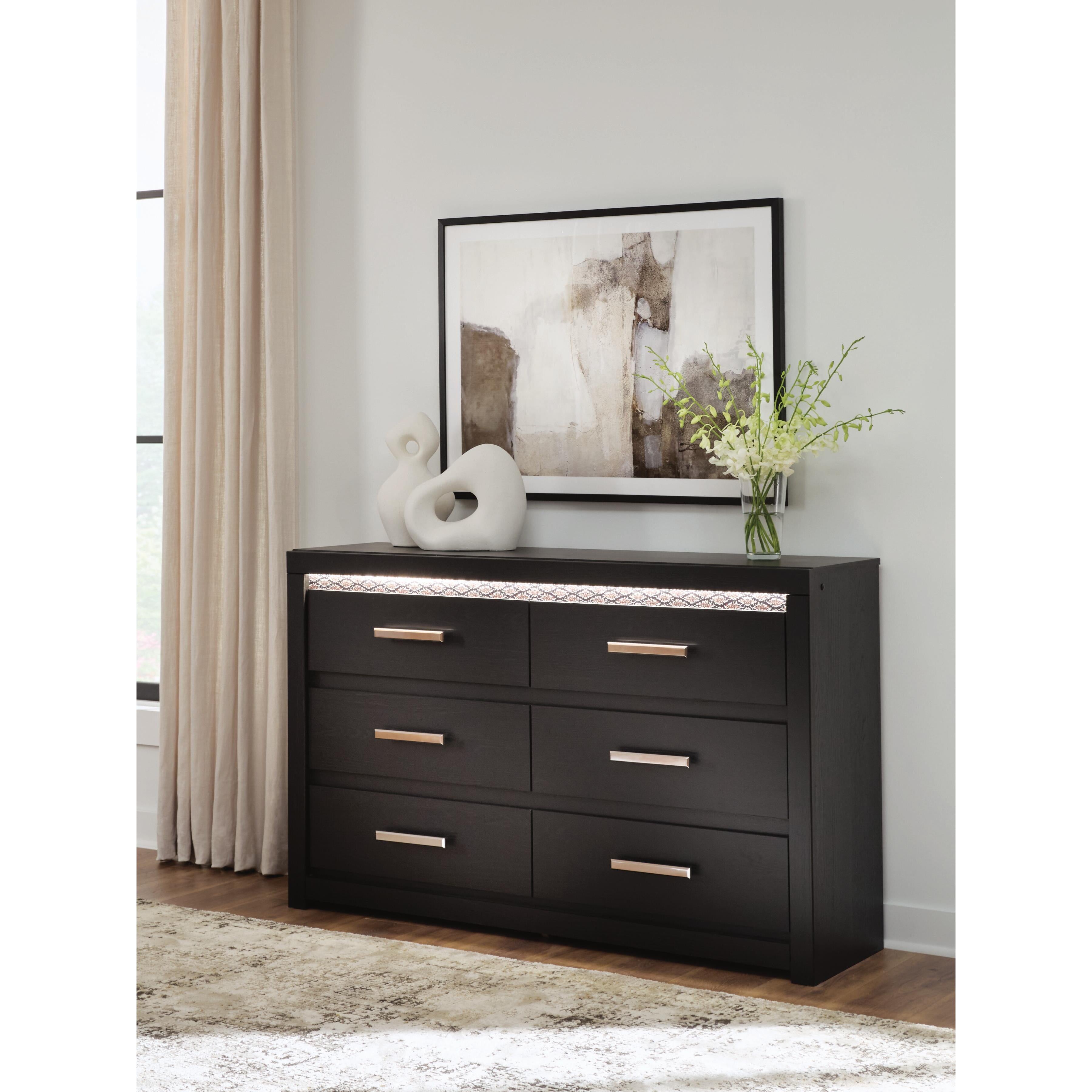  Signature Design by Ashley Brendant PCB2611-31 Six Drawer Dresser IMAGE 5