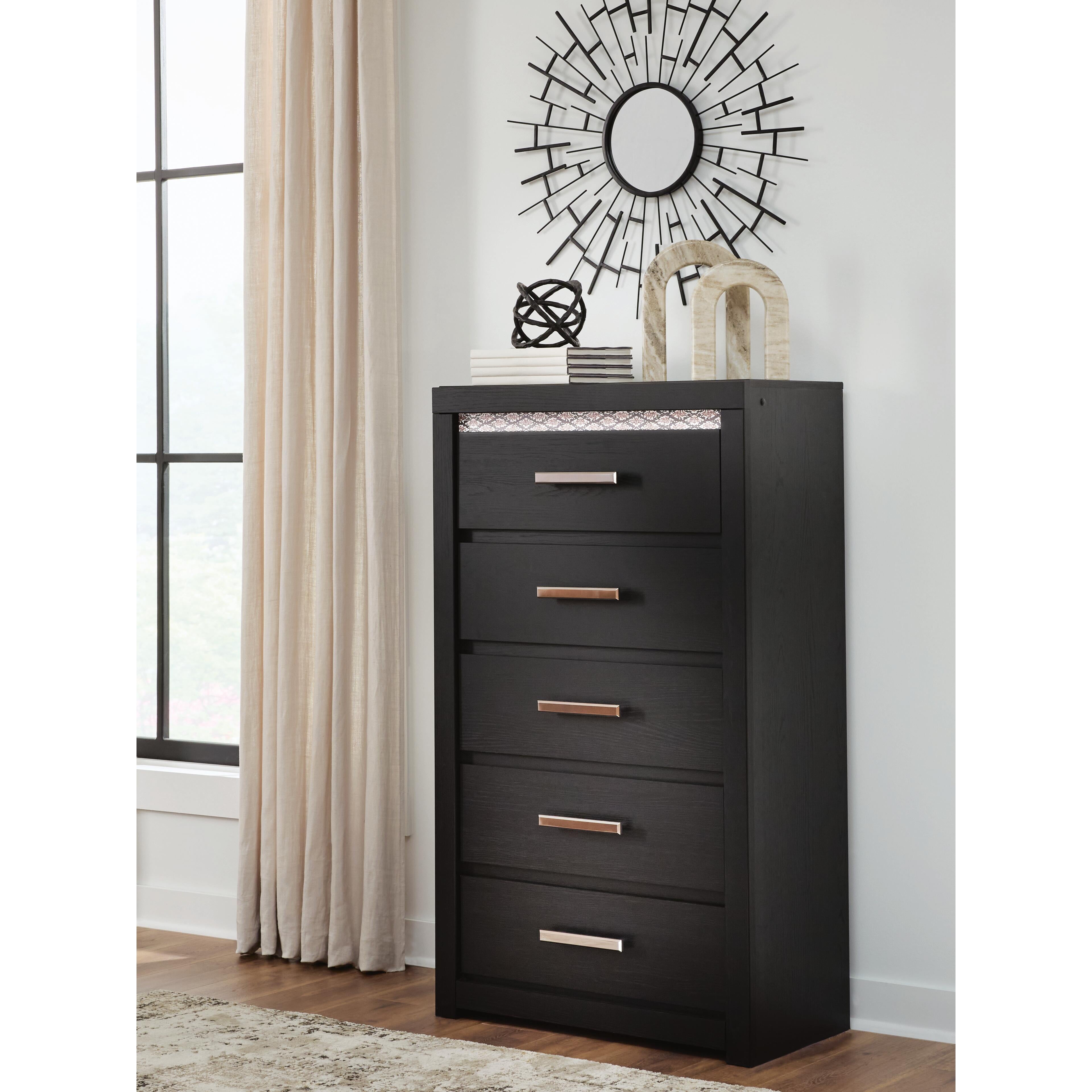  Signature Design by Ashley Brendant PCB2611-46 Five Drawer Chest IMAGE 4