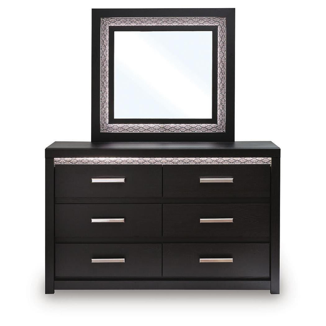  Signature Design by Ashley Brendant PCB2611B1 Dresser and Mirror IMAGE 2