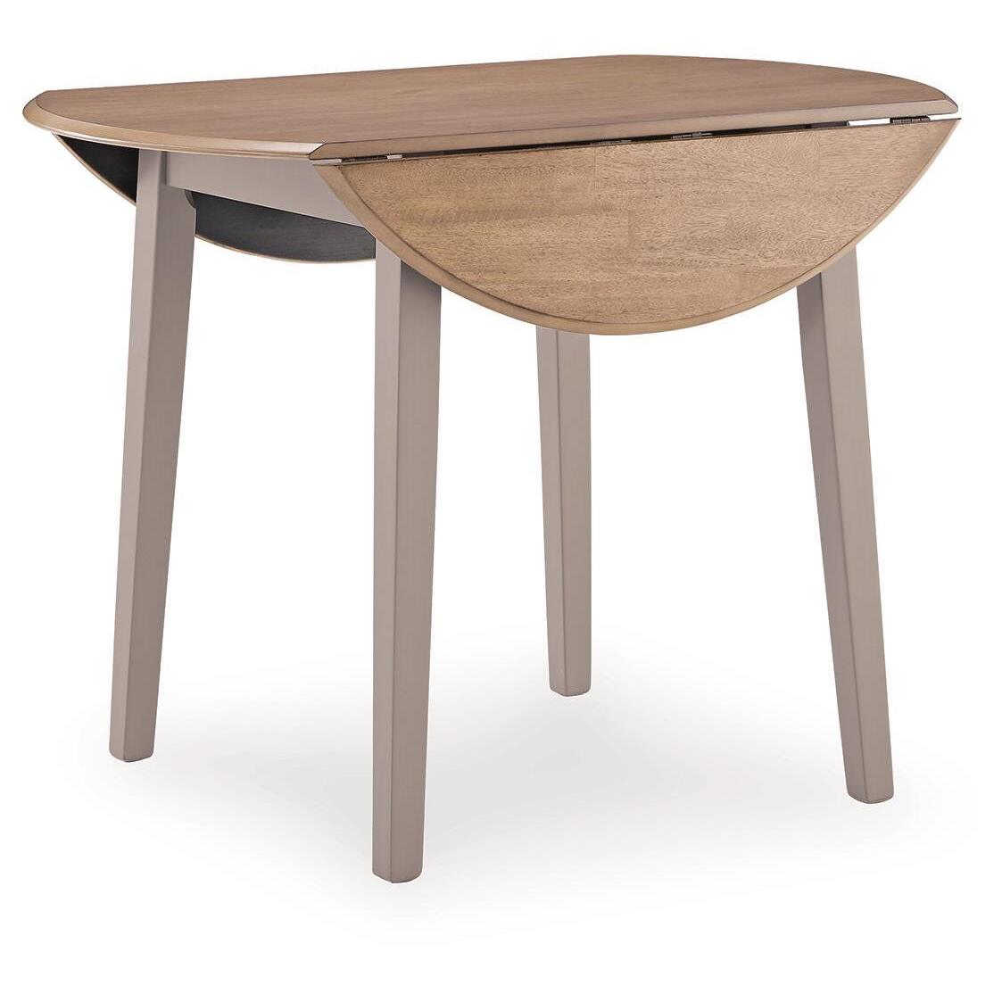  Signature Design by Ashley Harperfeld PCD403-15 Round Drop Leaf Table IMAGE 2