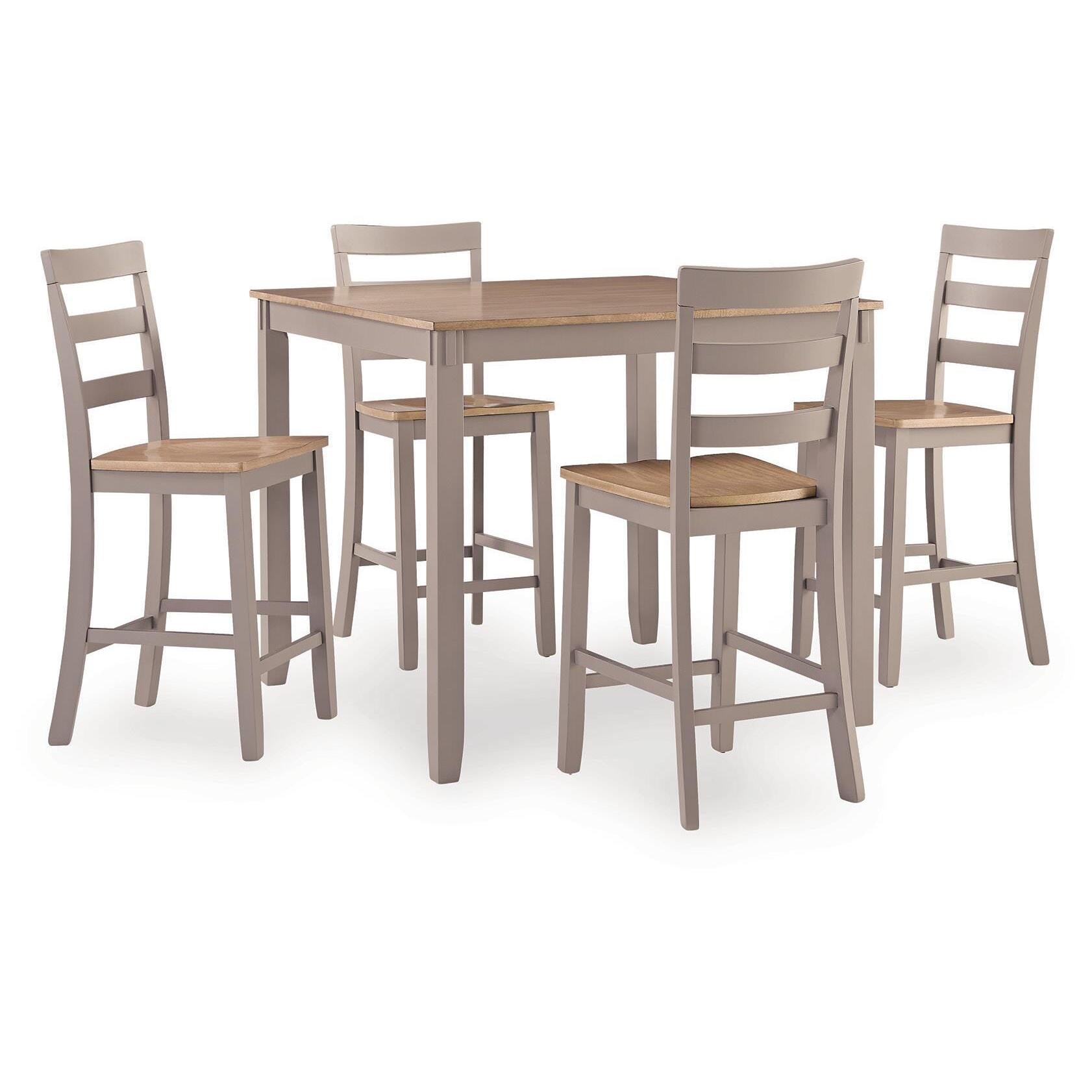  Signature Design by Ashley Harperfeld PCD403-223 Counter Table Set IMAGE 1