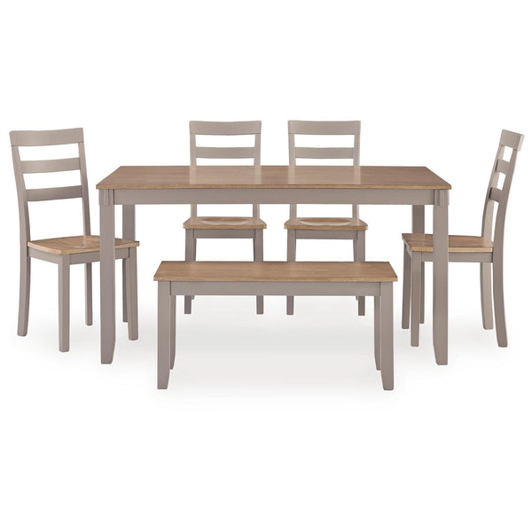 Signature Design by Ashley Harperfeld PCD403-325 Dining Room Table Set