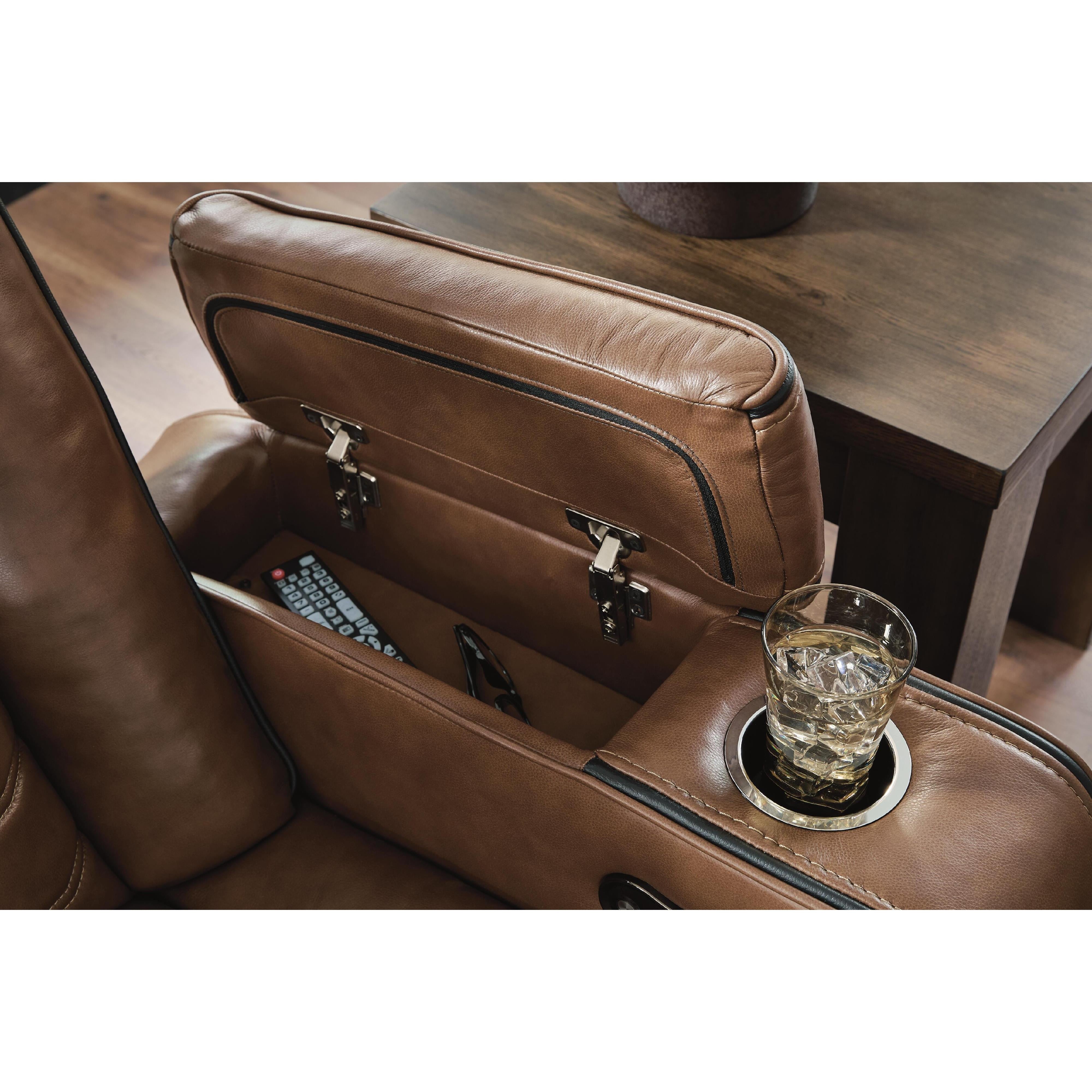  Signature Design by Ashley Gruaro PCU1420013 Power Recliner with Adjustable Headrest IMAGE 11
