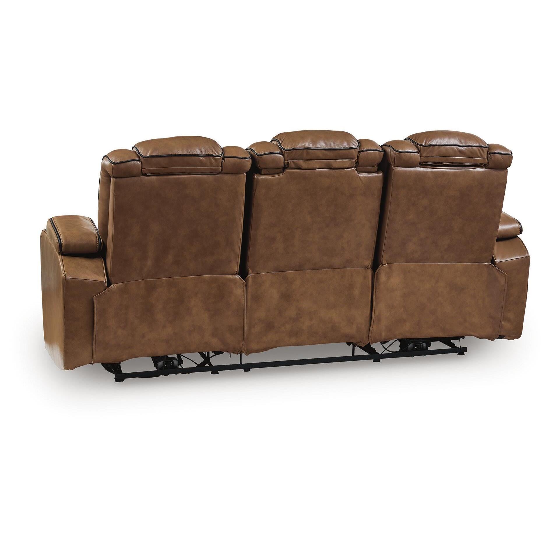  Signature Design by Ashley Gruaro PCU1420015 Power Reclining Sofa with Adjustable Headrest IMAGE 2