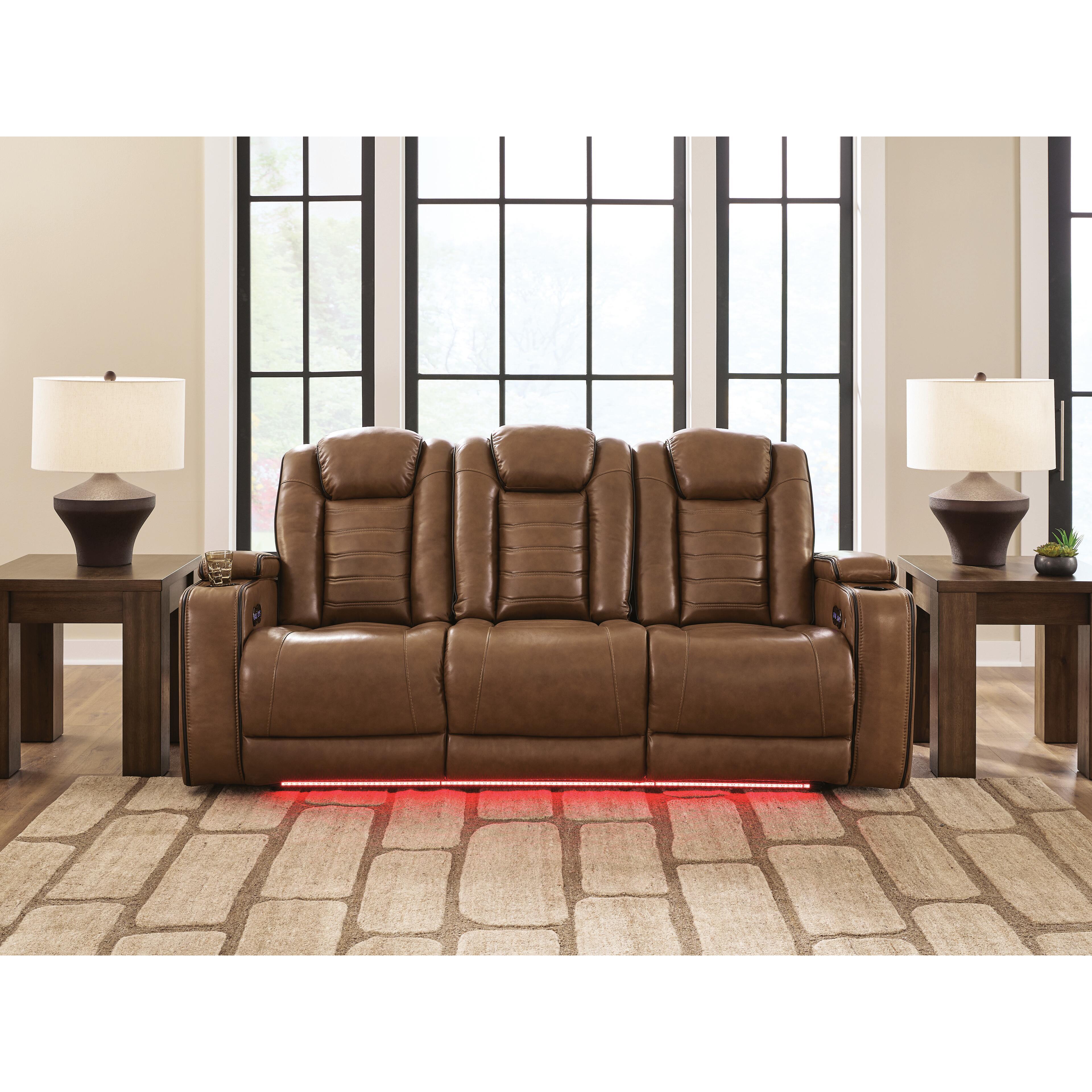  Signature Design by Ashley Gruaro PCU1420015 Power Reclining Sofa with Adjustable Headrest IMAGE 8