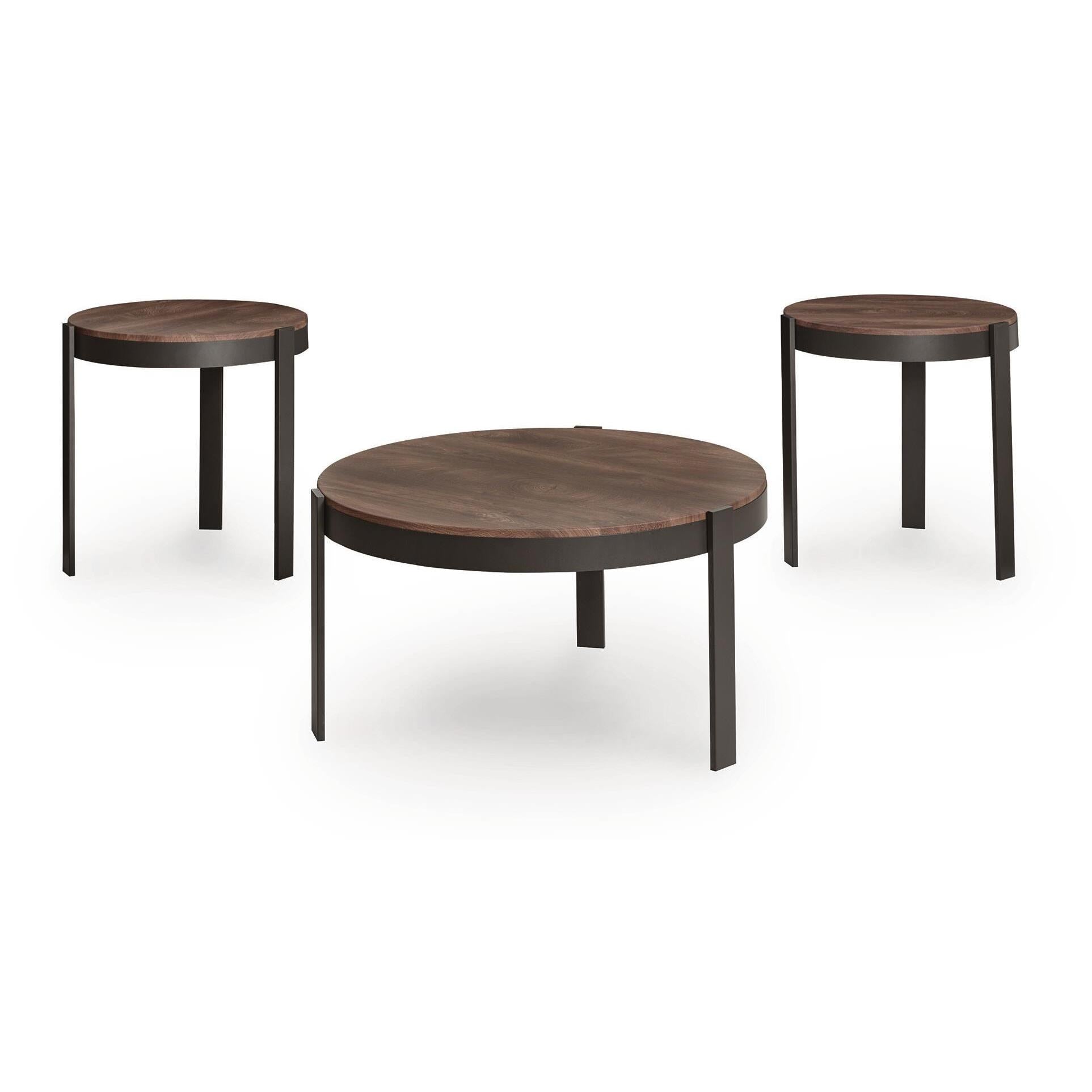 Signature Design by Ashley Horizon Hills T186-13 Occasional Table Set IMAGE 1