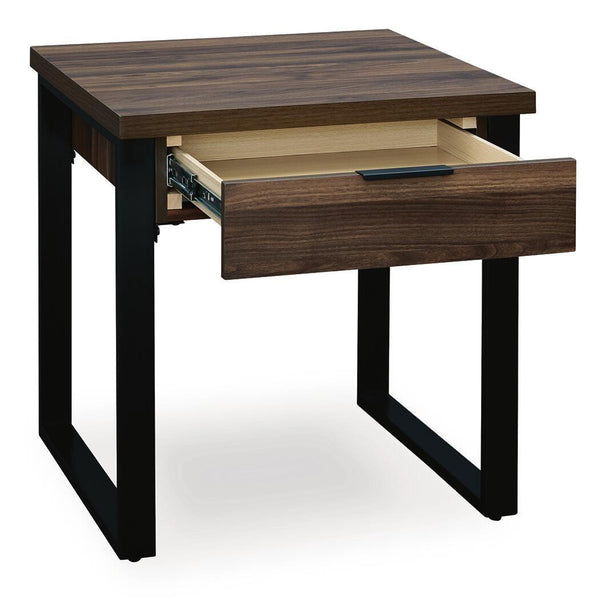 Signature Design by Ashley Wickman Falls T318-2 Square End Table