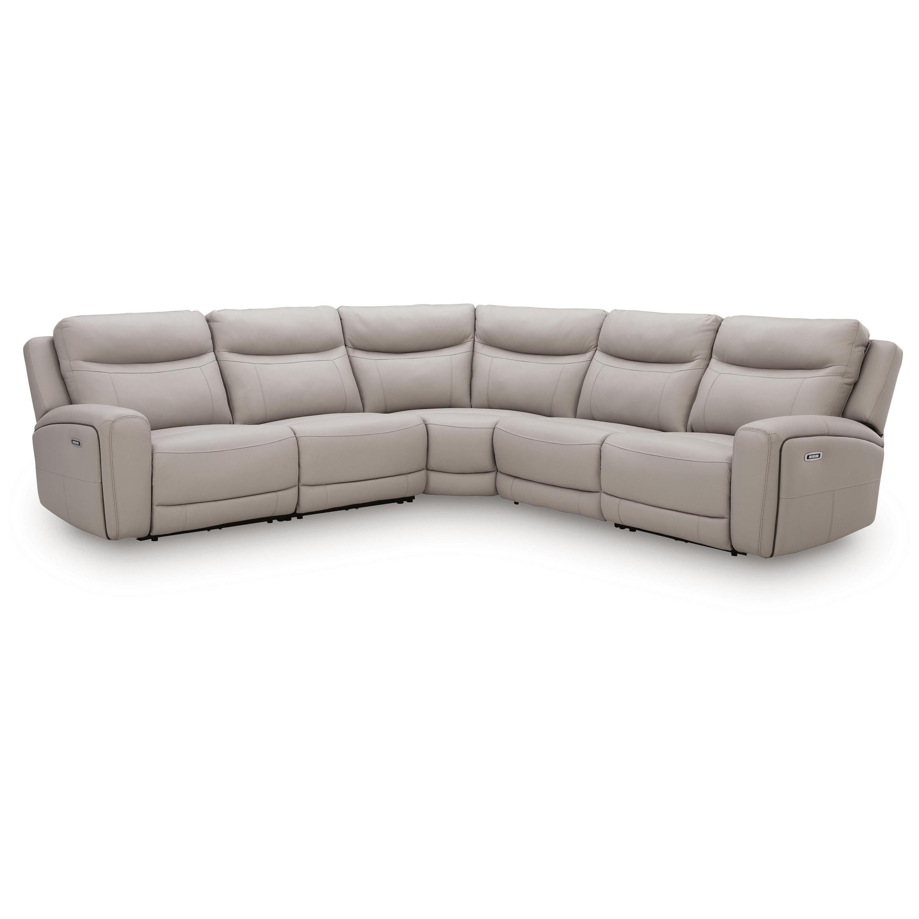  Benchcraft Gravier U13300S4 5 pc Power Reclining Sectional IMAGE 1