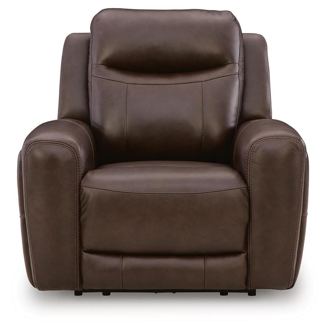  Benchcraft Gravier U1330113 Power Recliner with Adjustable Headrest IMAGE 2