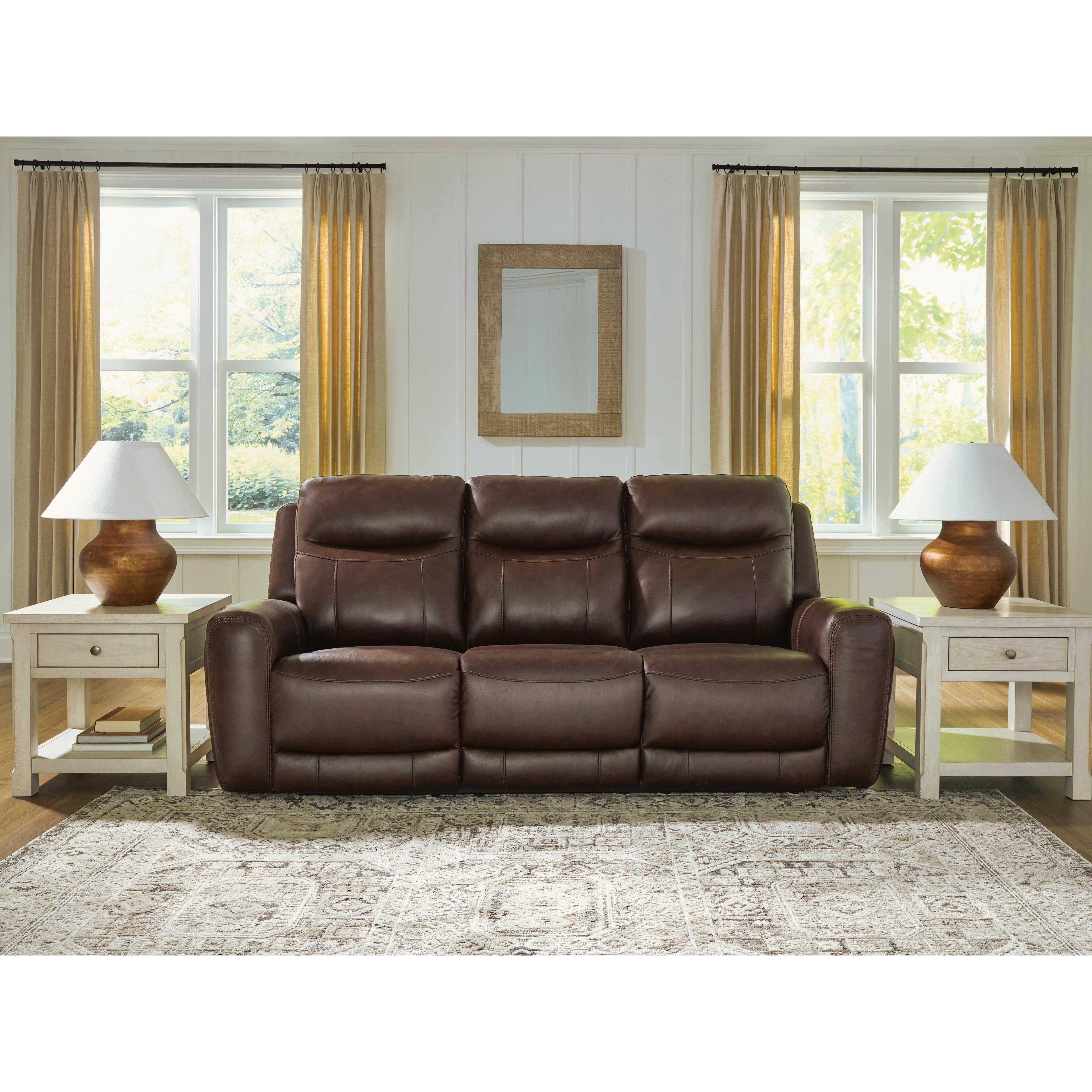  Benchcraft Gravier U1330115 Power Reclining Sofa with Adjustable Headrest IMAGE 2