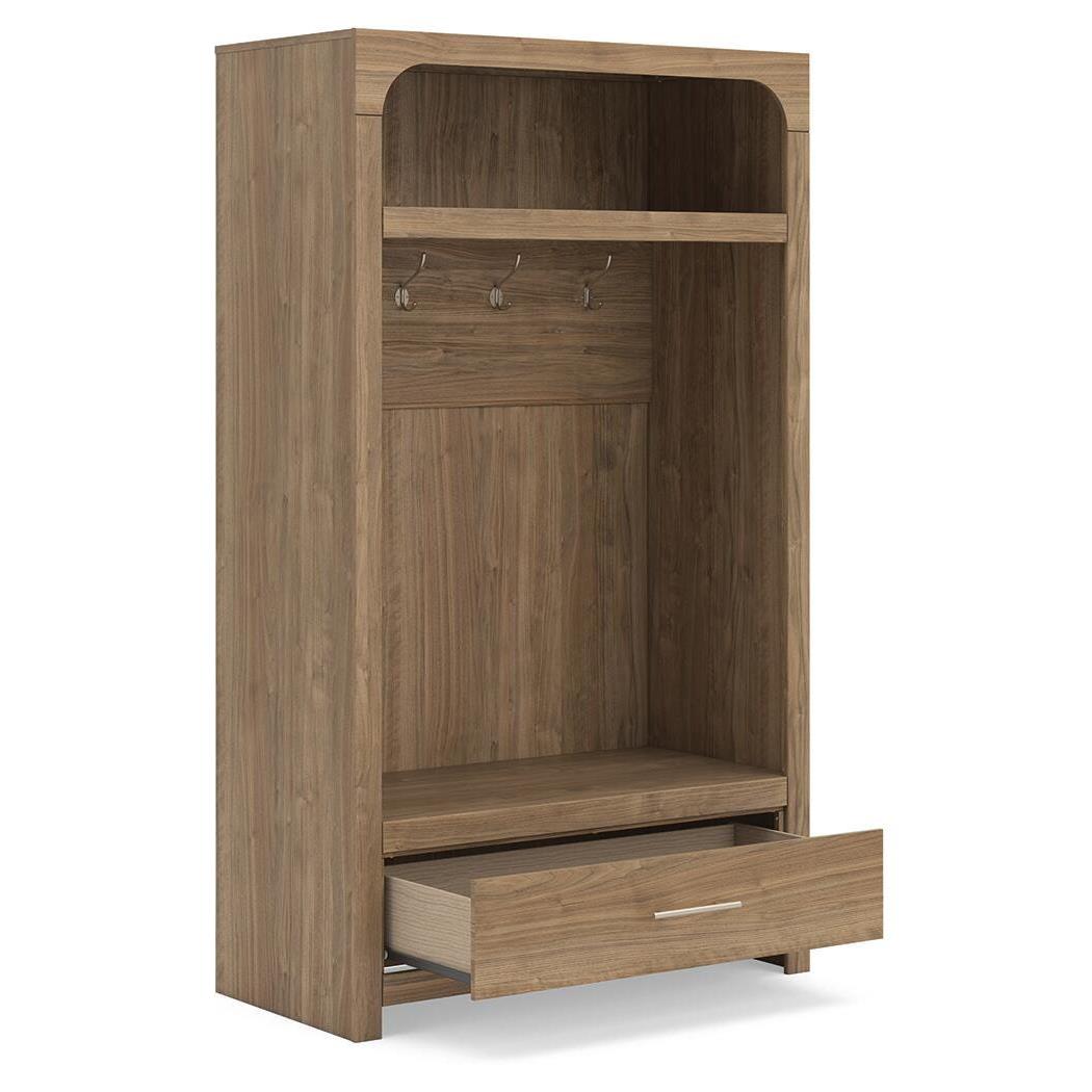  Signature Design by Ashley Dovander W1121-79 Hall Tree with Storage Bench IMAGE 2