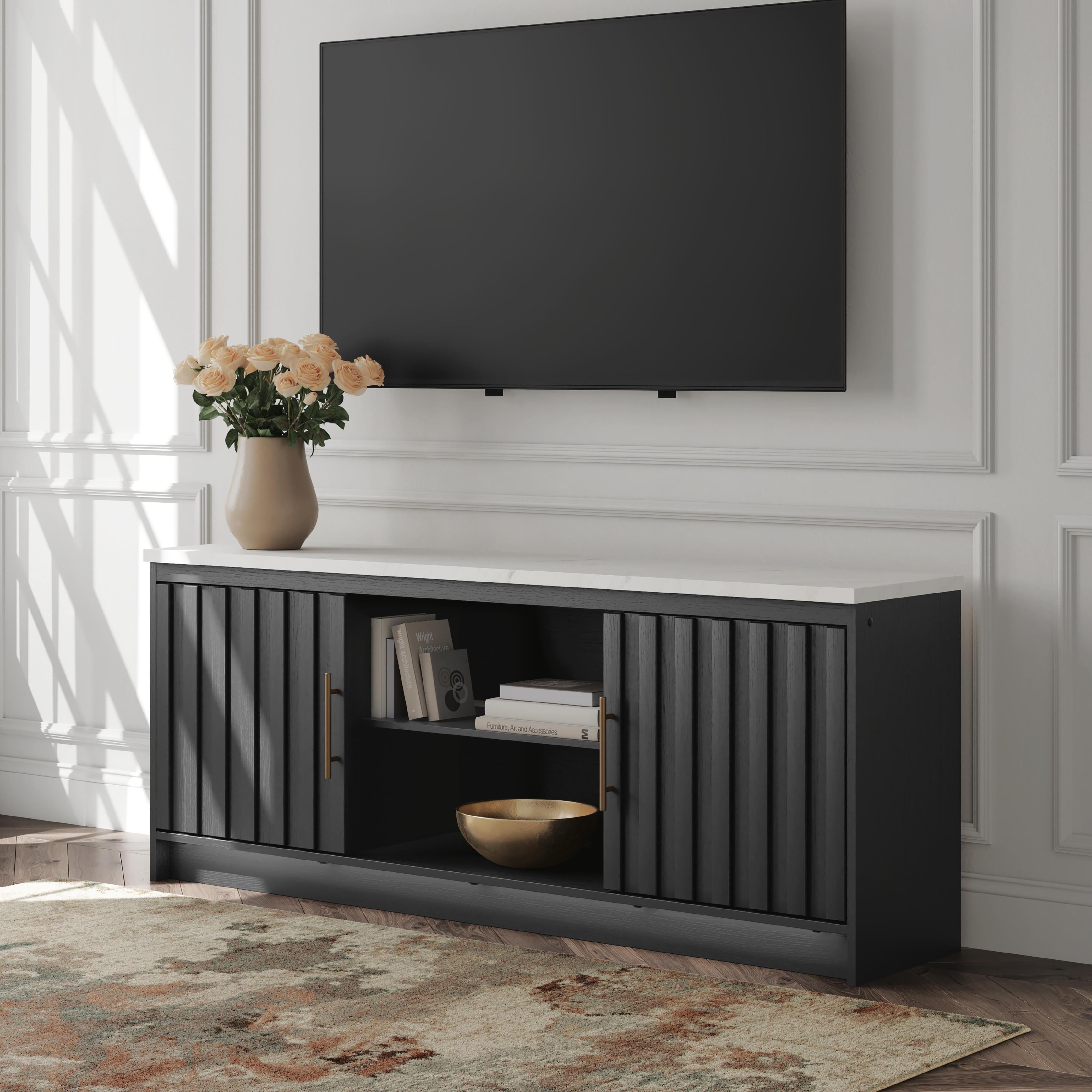  Signature Design by Ashley Cadmori W2616-468 XL TV Stand with Fireplace Option IMAGE 10
