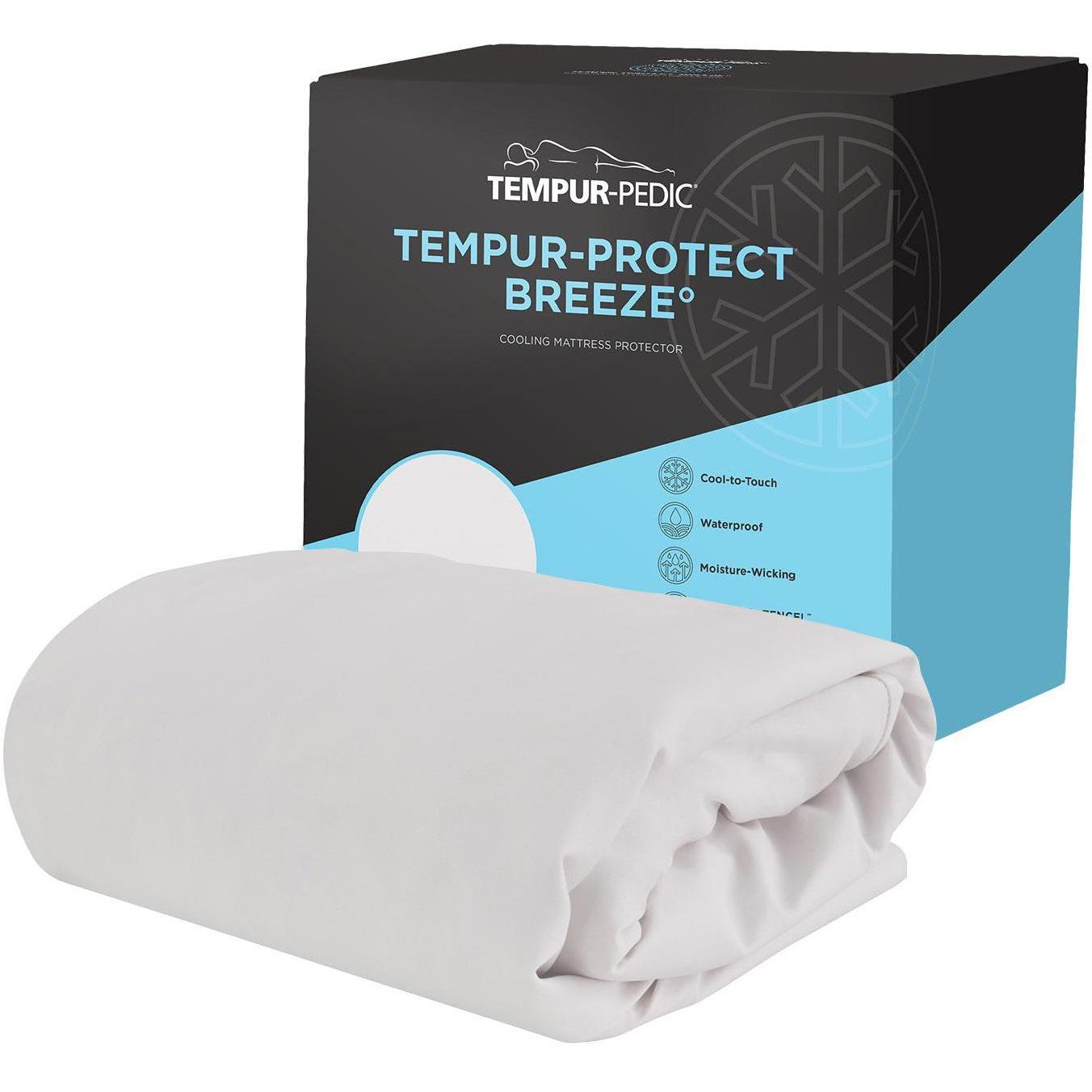  Size_Flex Head King --  4591816K Mattress Protector - White (Split Head King) IMAGE 1